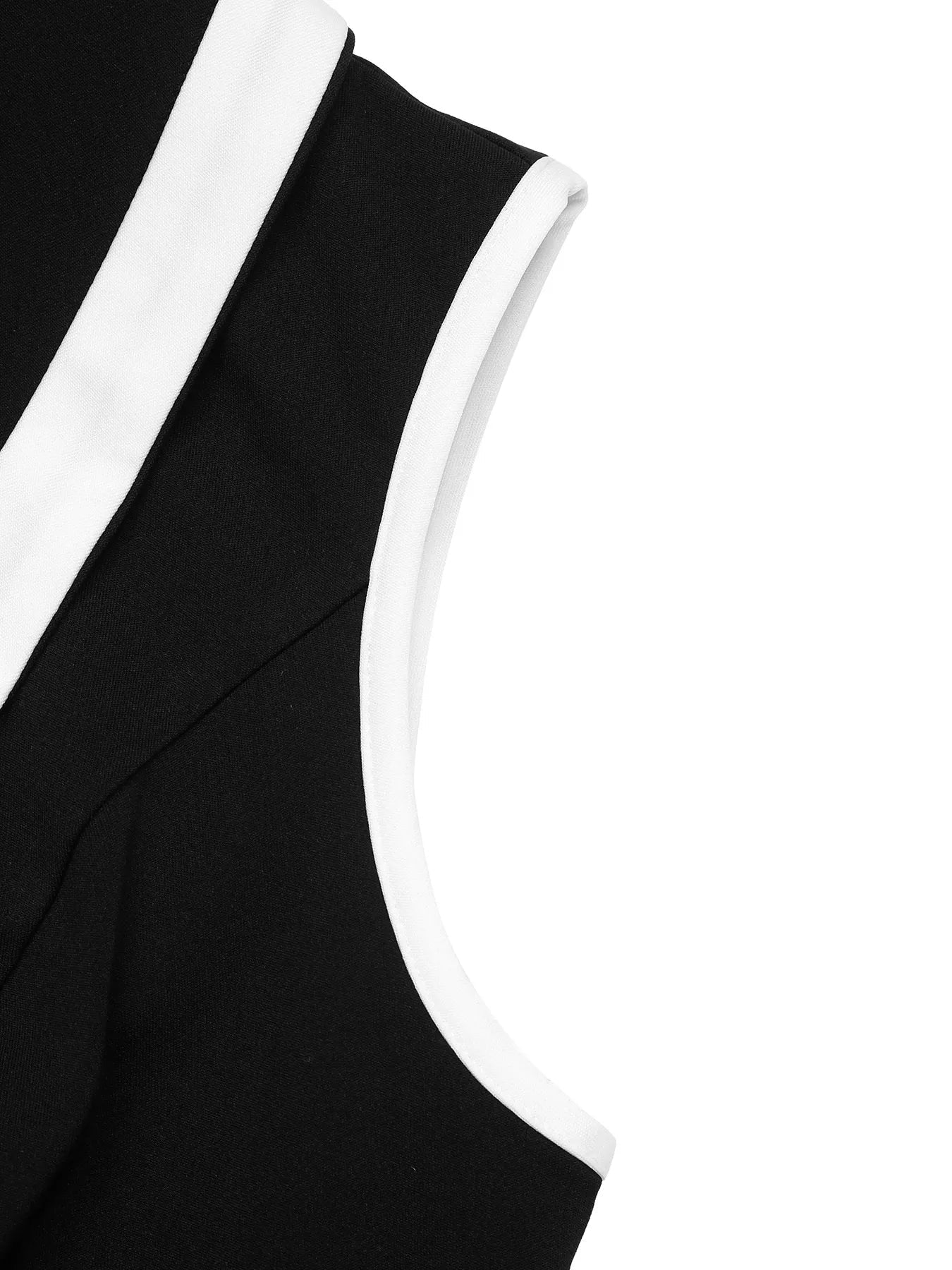 Sleeveless Button-Front Dress - SuzRevera