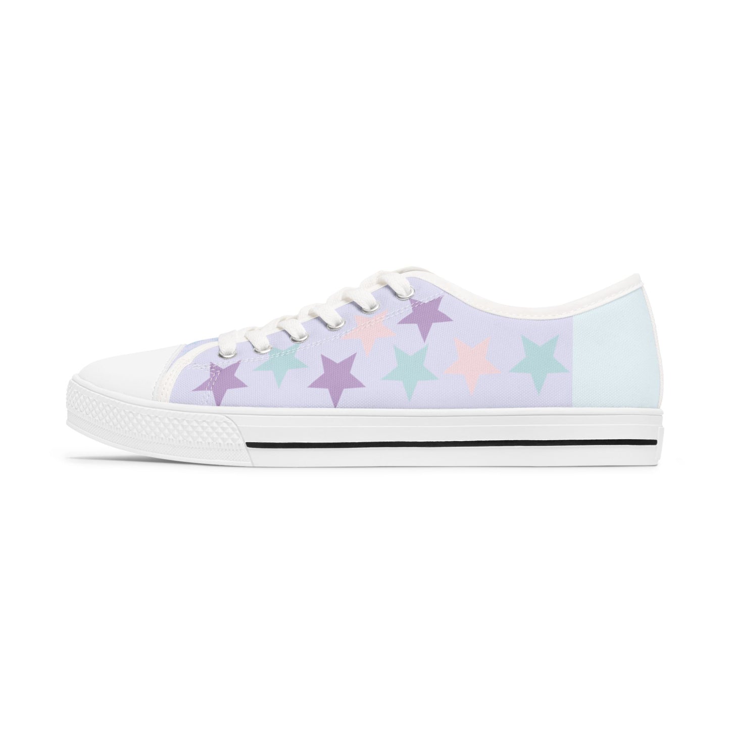 Lia's Secret Garden Low-Top Sneakers | Custom Canvas Comfort Shoes