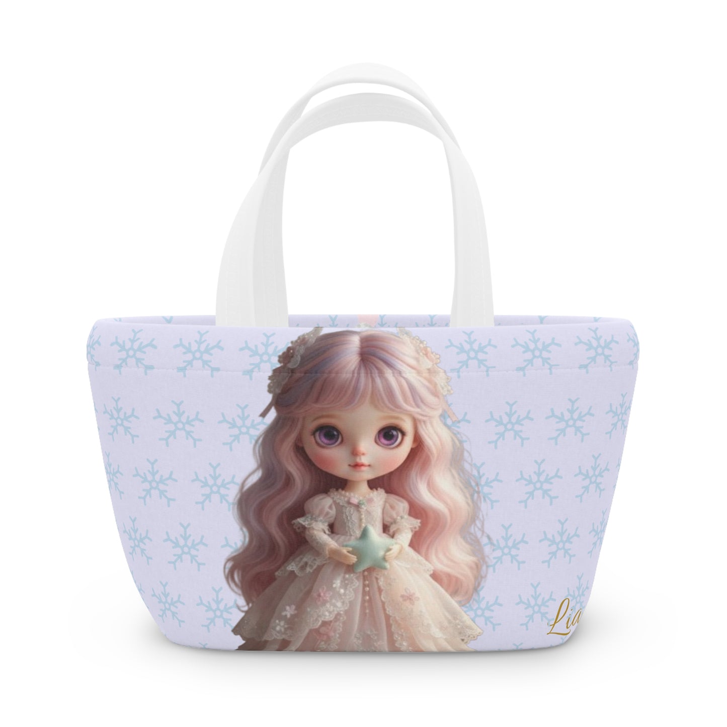 Lia 'Sweetness Guardian' Neoprene Lunch Bag | Premium Insulated Thermal | Kawaii SuzRevera