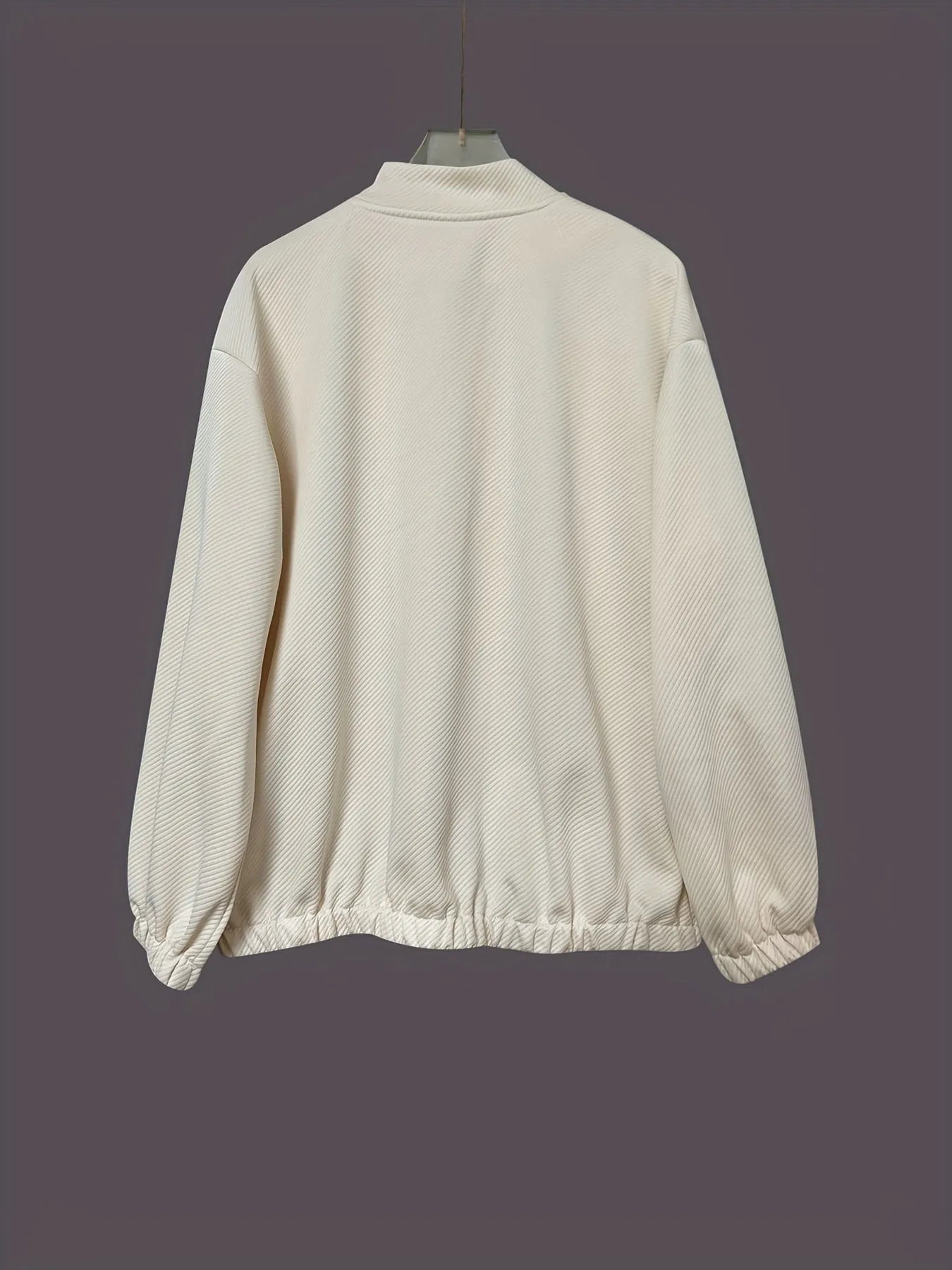 Button Up Long Sleeve Jacket - SuzRevera