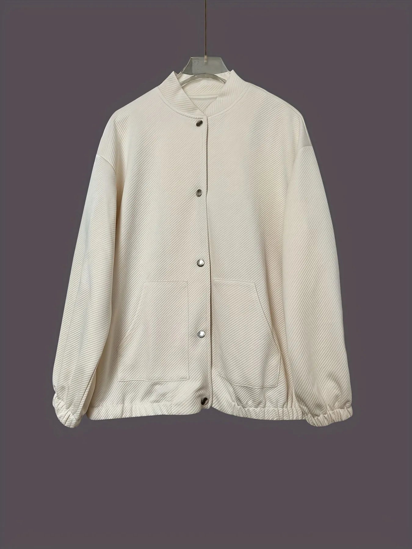 Button Up Long Sleeve Jacket - SuzRevera