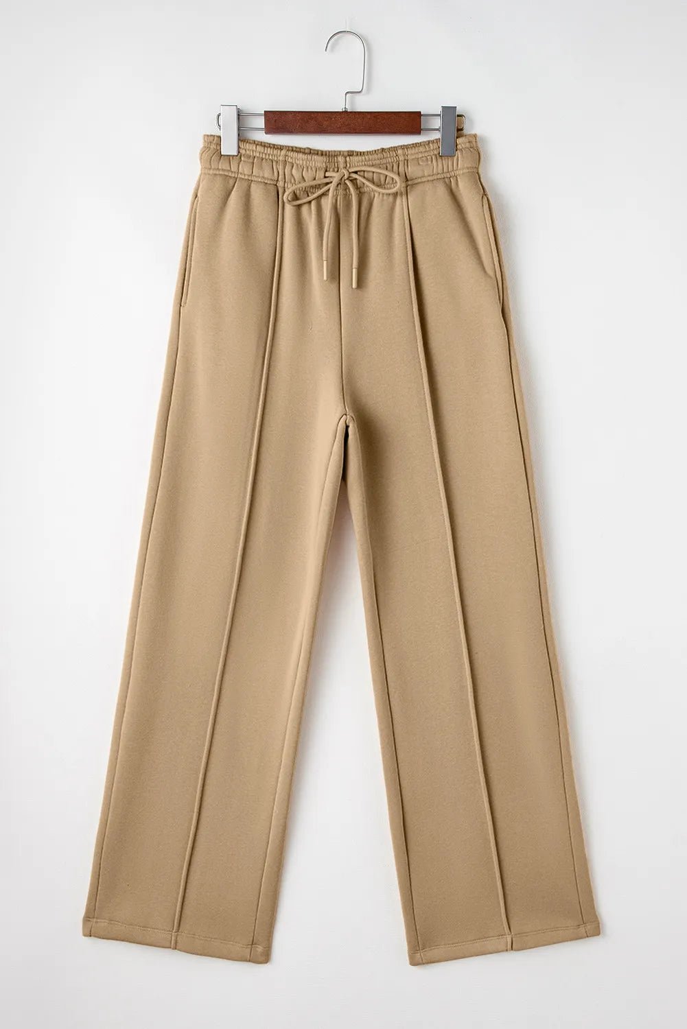 Drawstring Wide Leg Pants with Pockets - SuzRevera