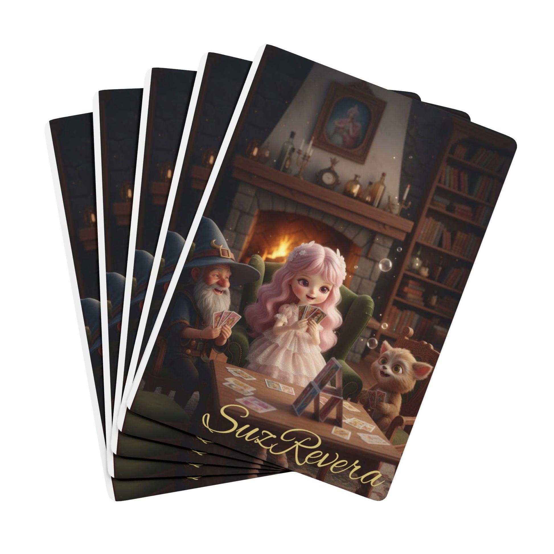 Dreams & Strategy: Lia’s Custom Playing Cards 🌸🗝️ - SuzRevera