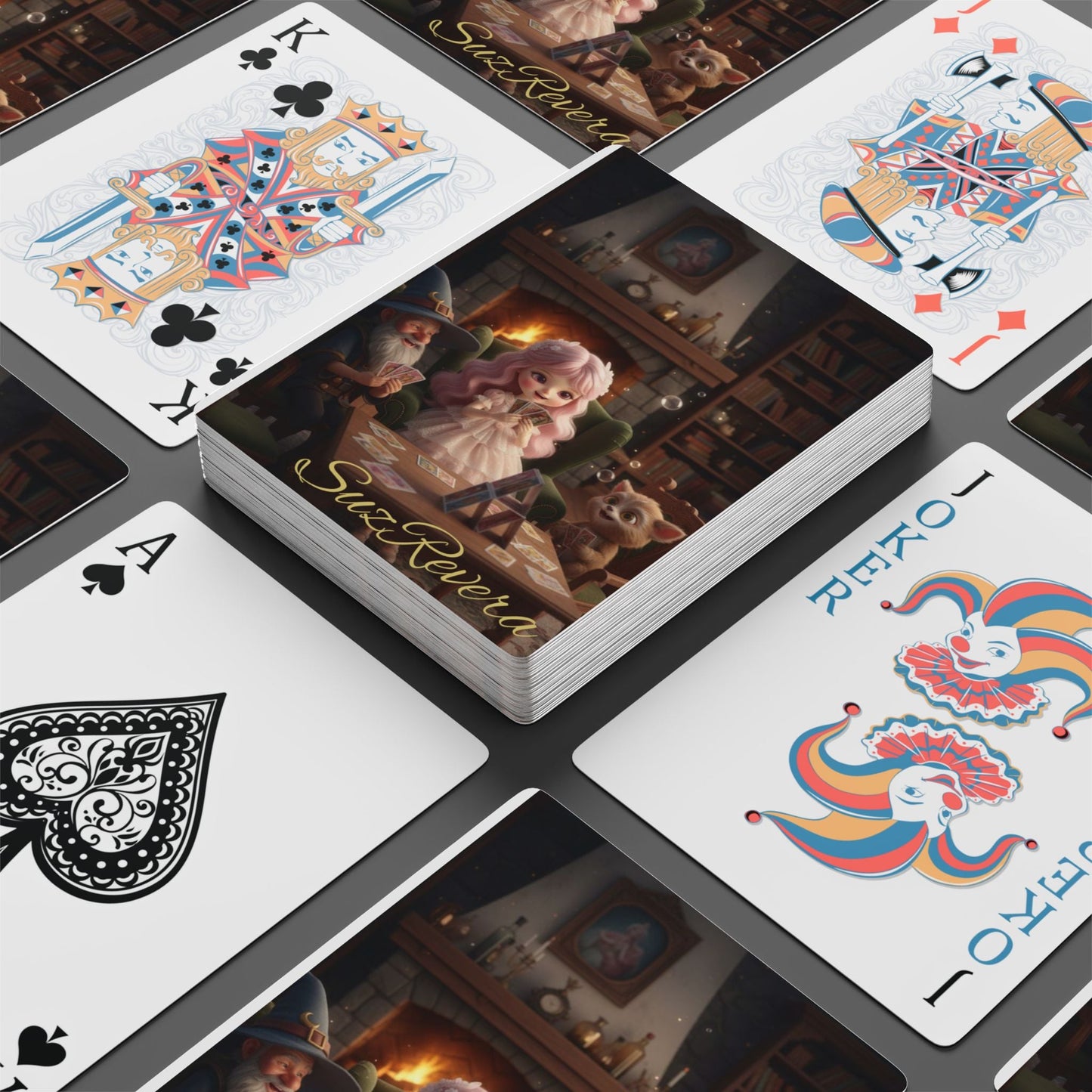 Dreams & Strategy: Lia’s Custom Playing Cards 🌸🗝️ - SuzRevera
