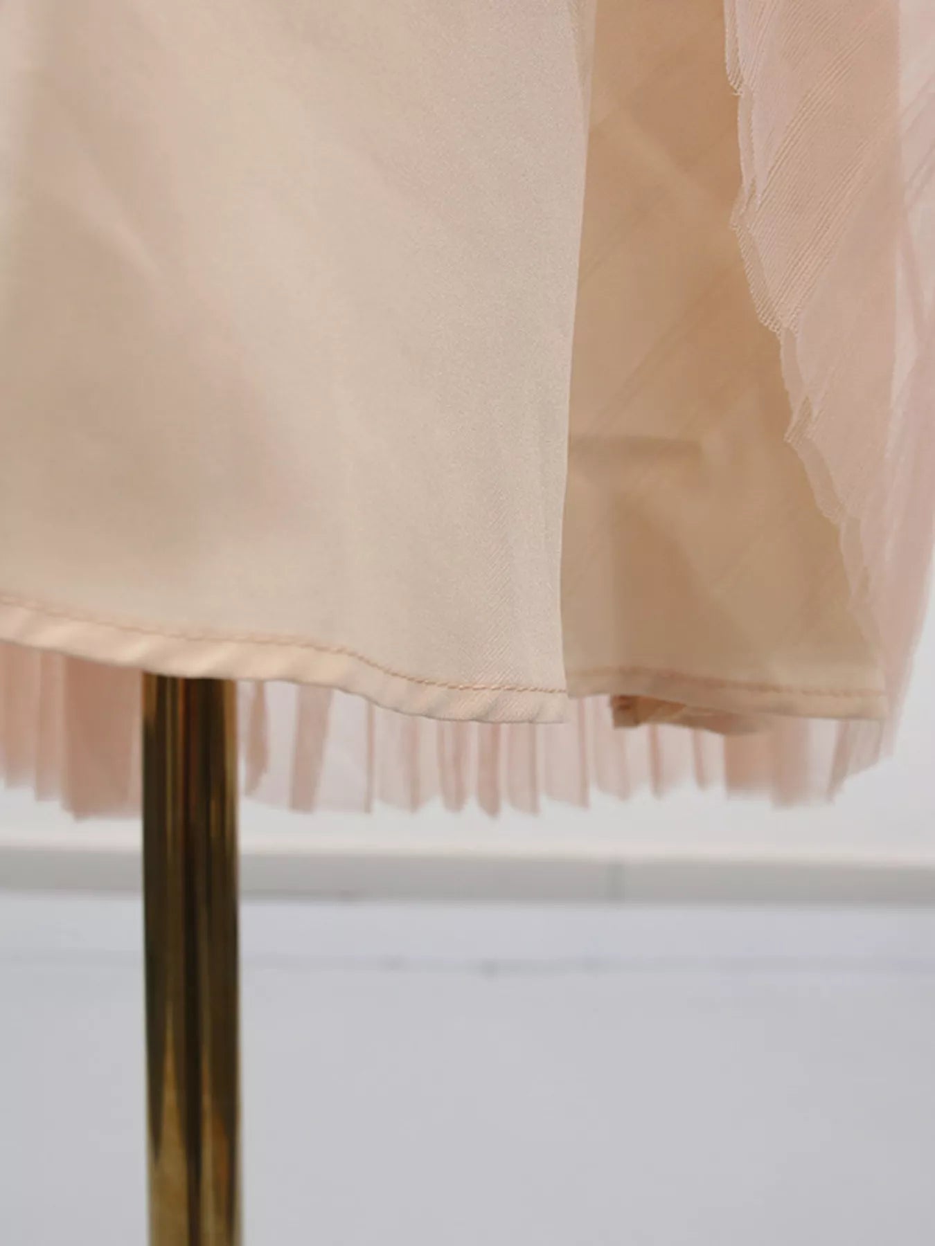 Embroidered Tulle Pleated Midi Dress - SuzRevera