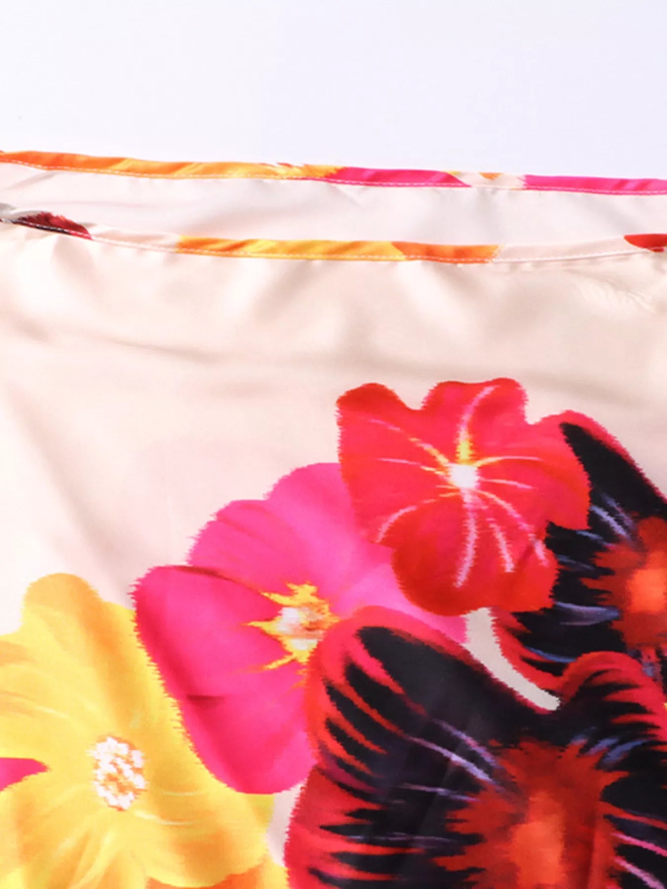 Floral Print Off - Shoulder Top and Pants Set - SuzRevera