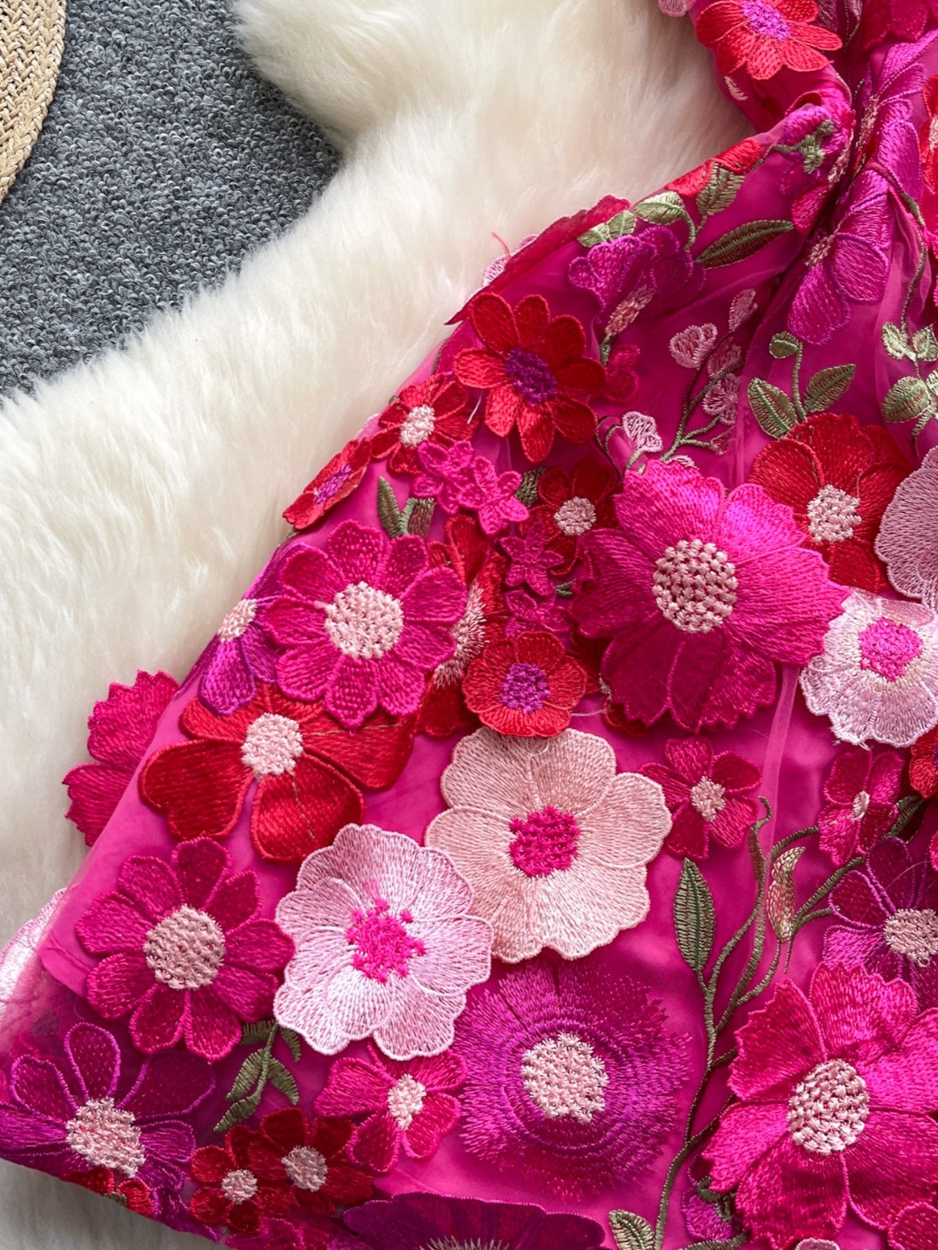 Floral Tie Waist Mini Dress - SuzRevera