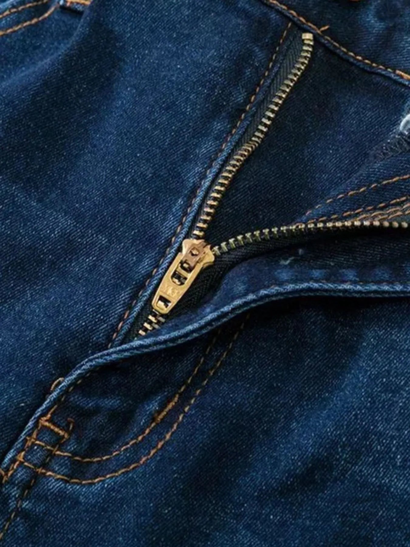 Full Size Distressed Raw Hem Flare Jeans Plus Size - SuzRevera