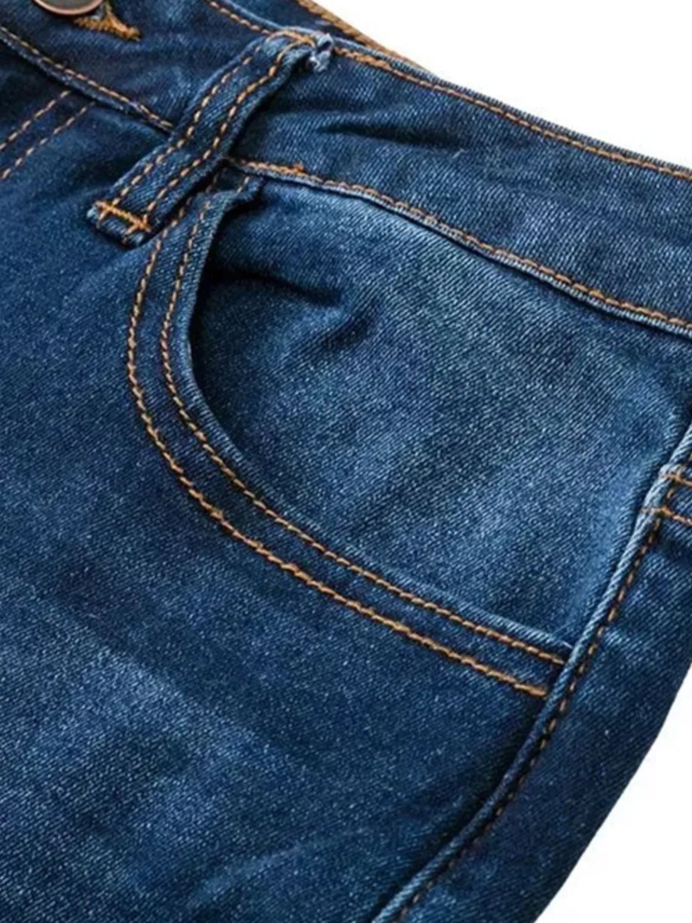 Full Size Distressed Raw Hem Flare Jeans Plus Size - SuzRevera