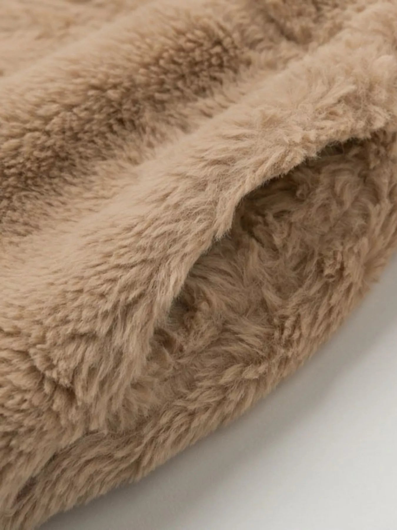 Full Size Faux Fur Cropped Zip - Up Jacket Plus Size - SuzRevera