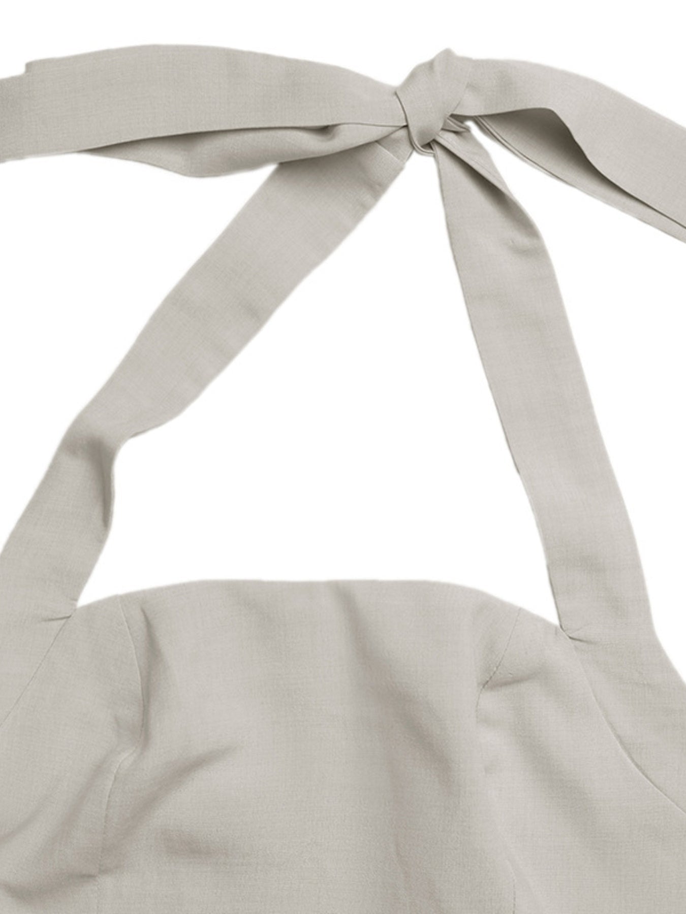 Halter Neck Two - Tone Maxi Dress - SuzRevera