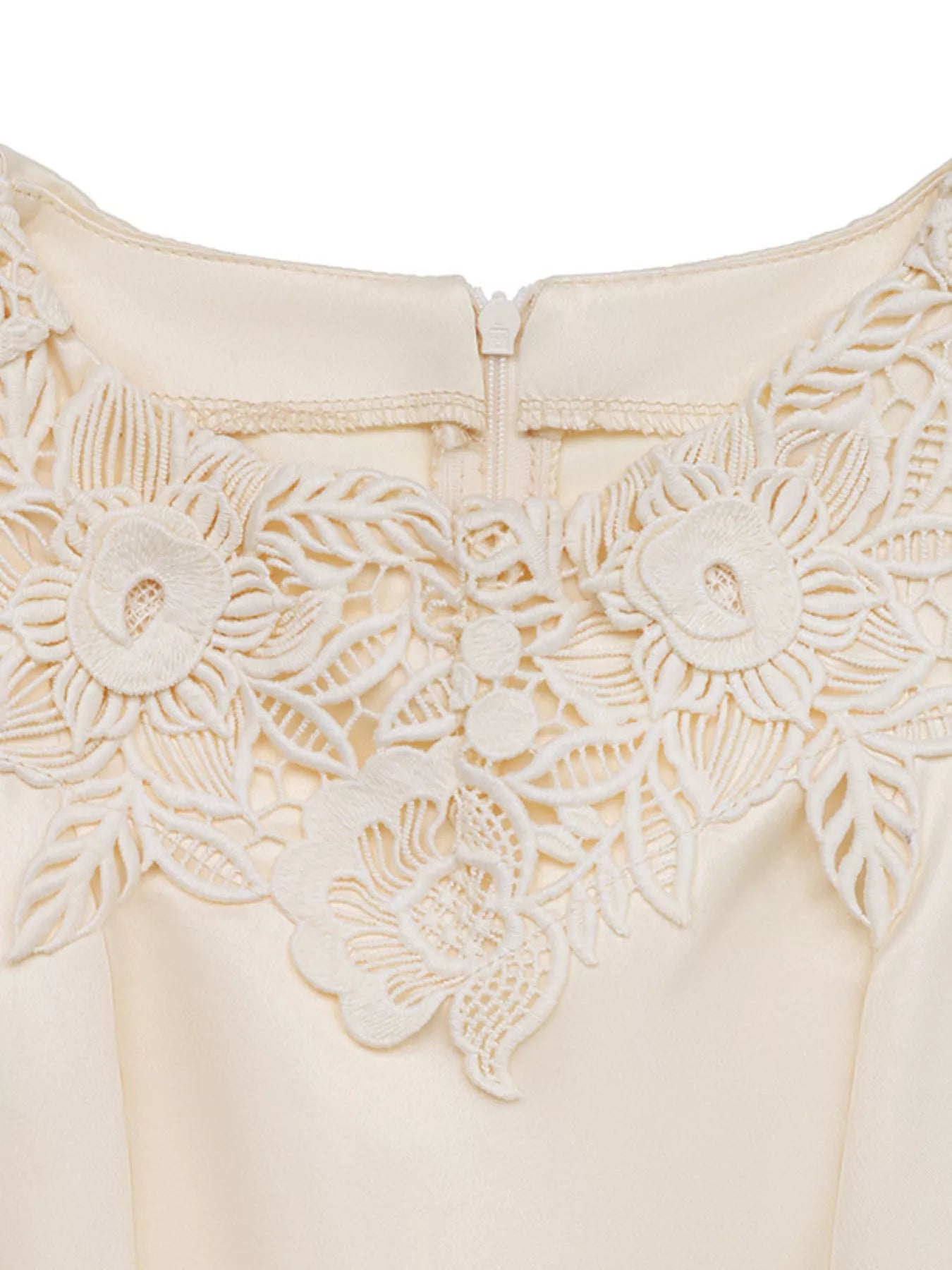Lace Trim Belted Wide Leg Jumpsuit - SuzRevera