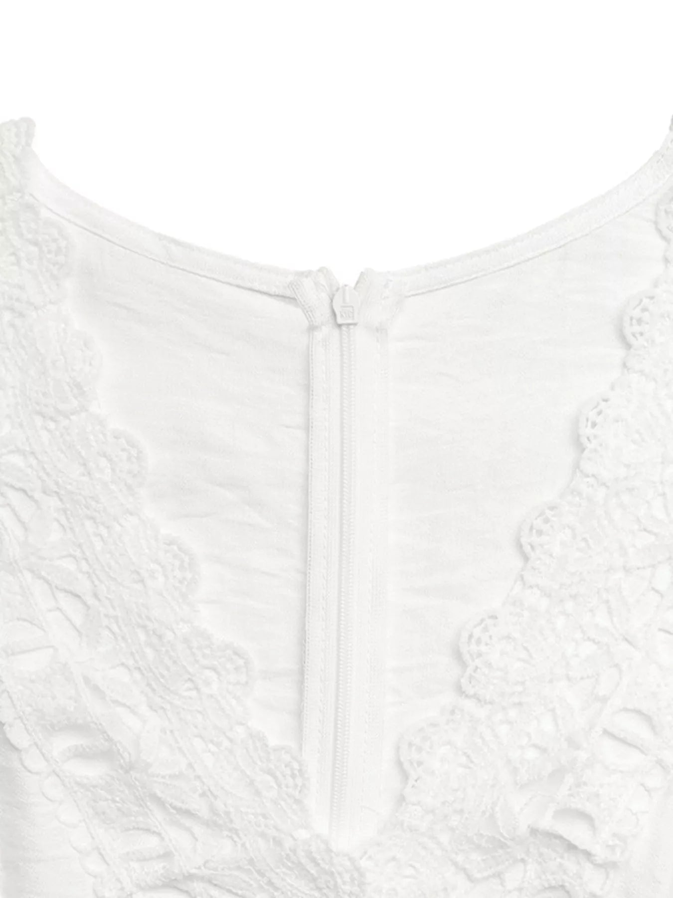 Lace Trim Wide Leg Jumpsuit - SuzRevera