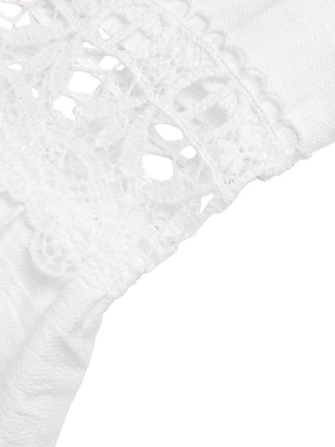 Lace Trim Wide Leg Jumpsuit - SuzRevera