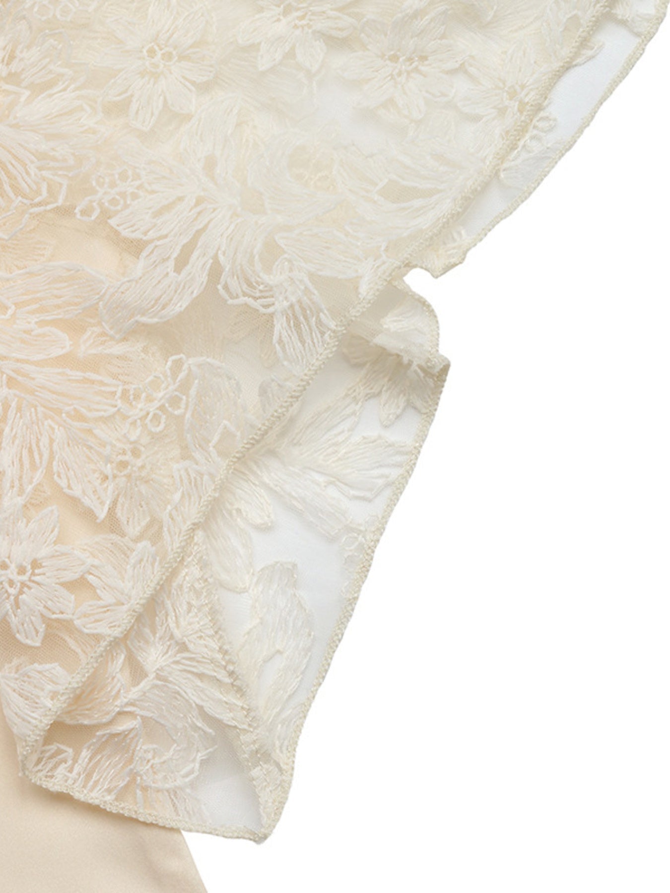 Lace Trimmed Short Sleeve Blouse - SuzRevera