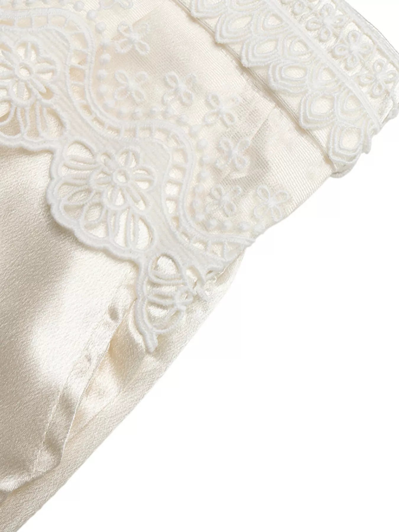 Lace Waist Wide Leg Pants - SuzRevera