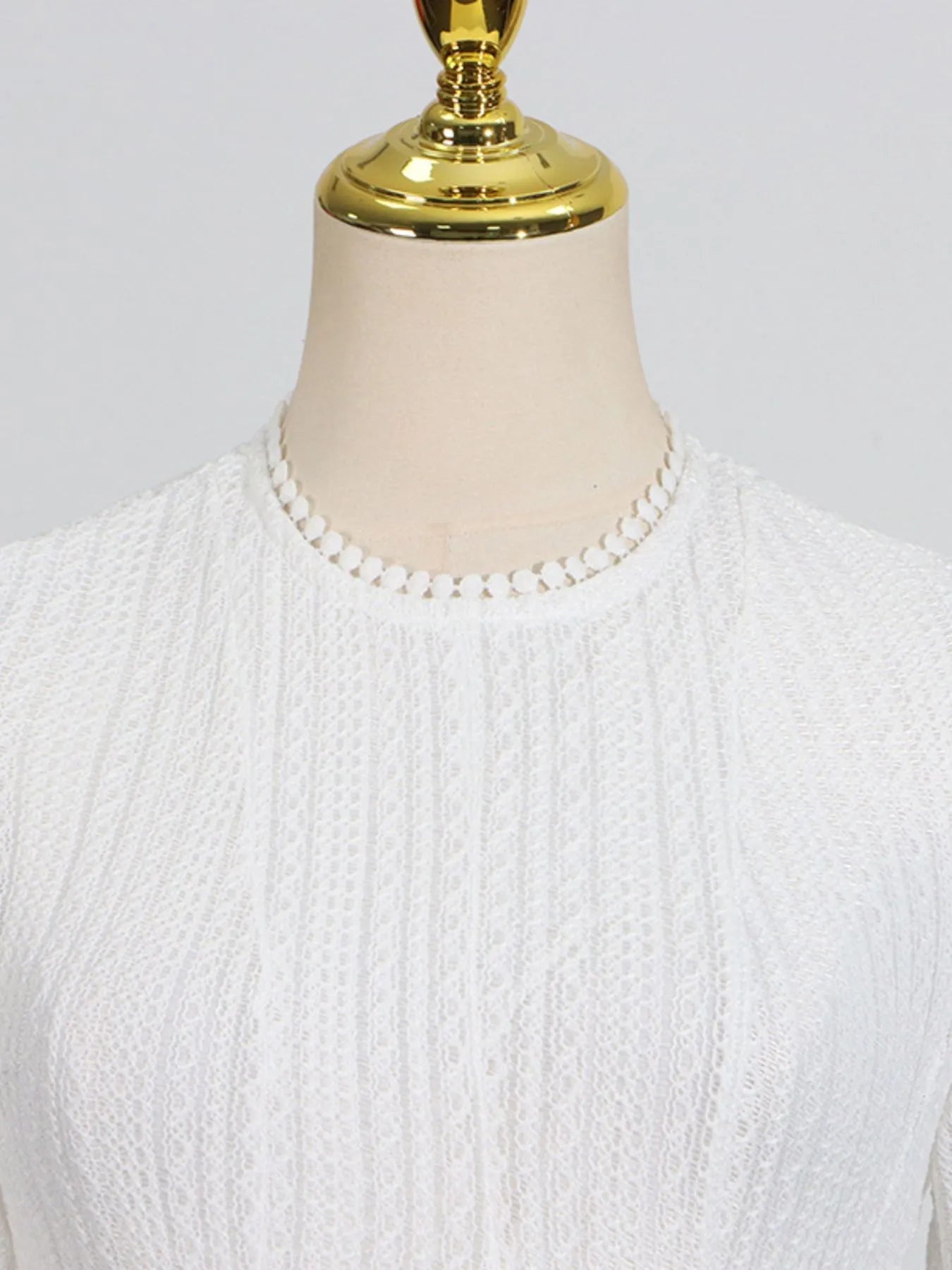 Layered Round Neck Long Sleeve Dress - SuzRevera