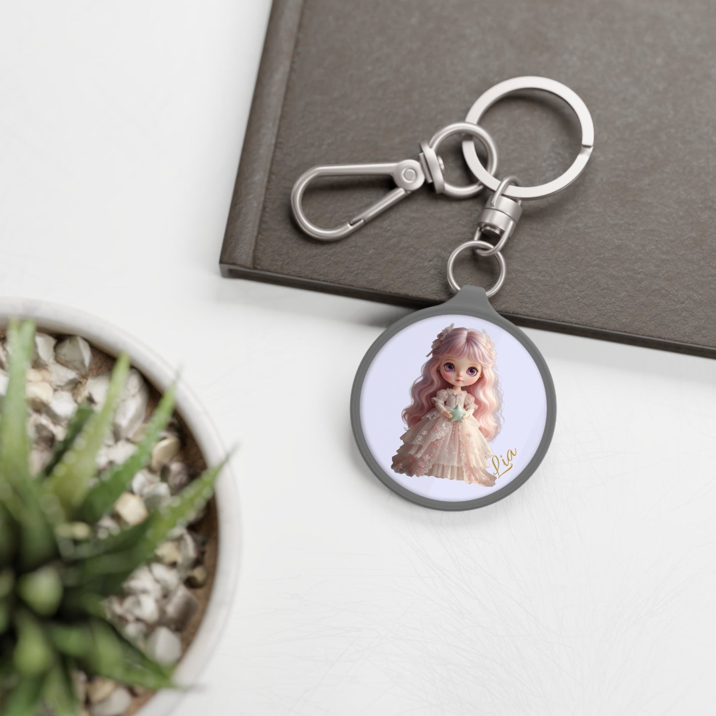 Lia Chibi Doll Keychain | Dream Keeper | Premium Kawaii Acrylic Charm | SuzRevera - SuzRevera