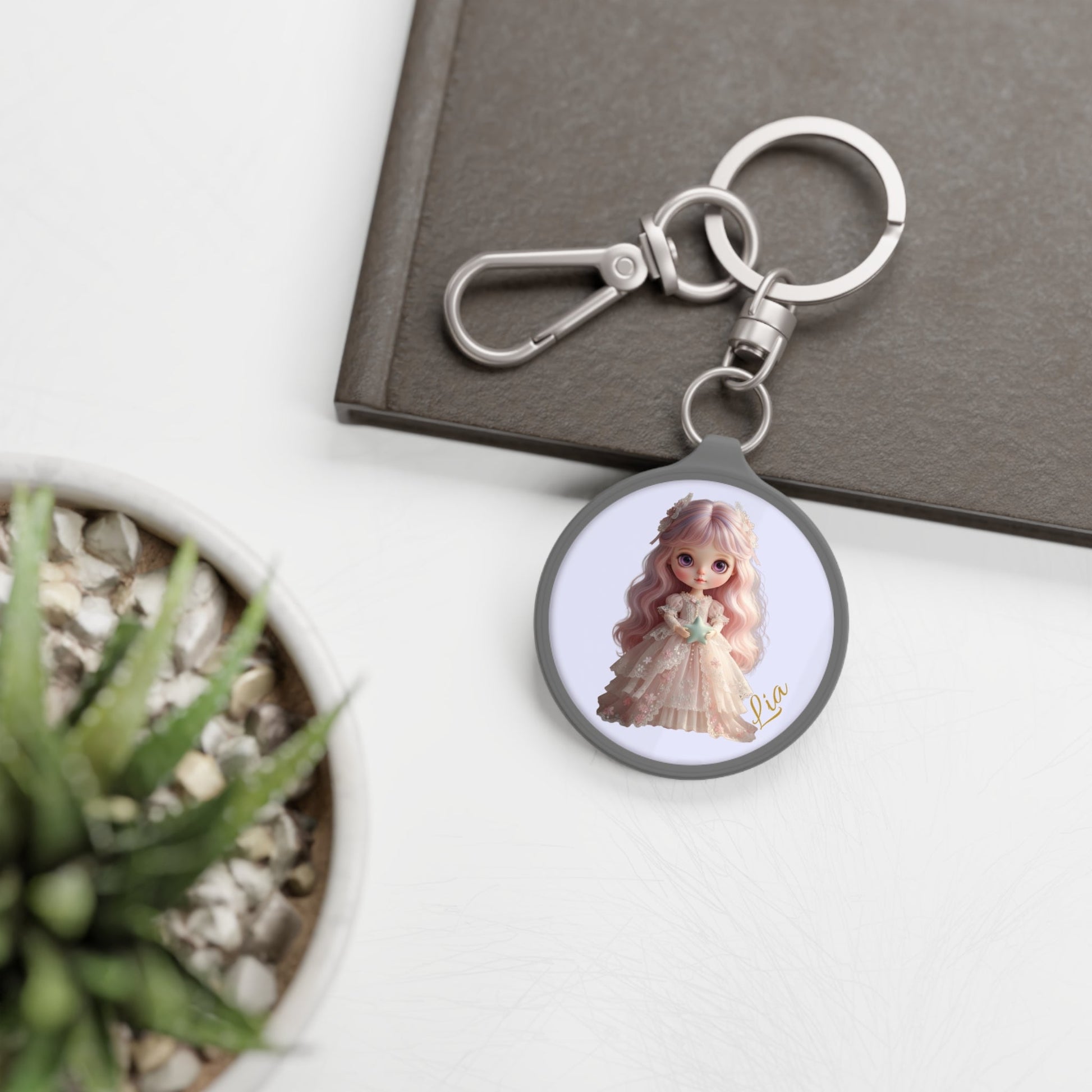 Lia Chibi Doll Keychain | Dream Keeper | Premium Kawaii Acrylic Charm | SuzRevera - SuzRevera