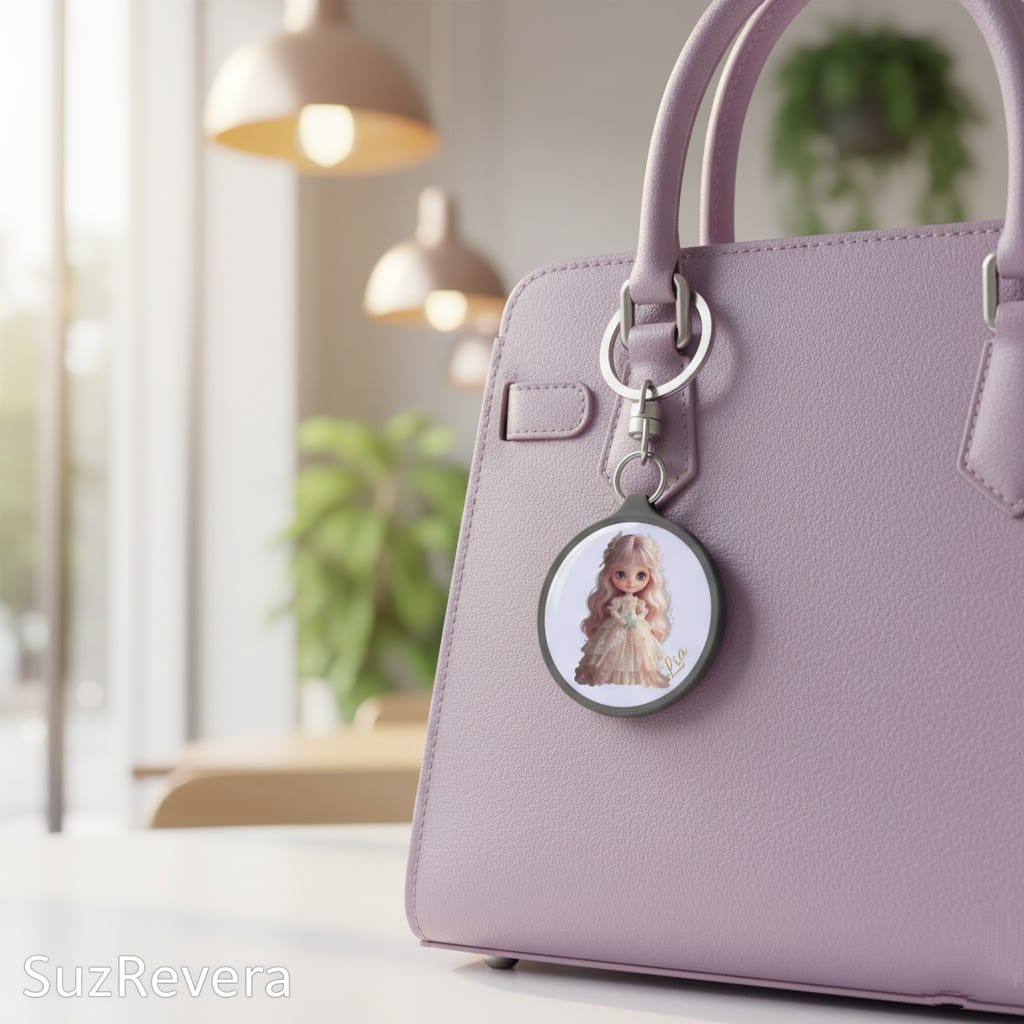 Lia Chibi Doll Keychain | Dream Keeper | Premium Kawaii Acrylic Charm | SuzRevera - SuzRevera