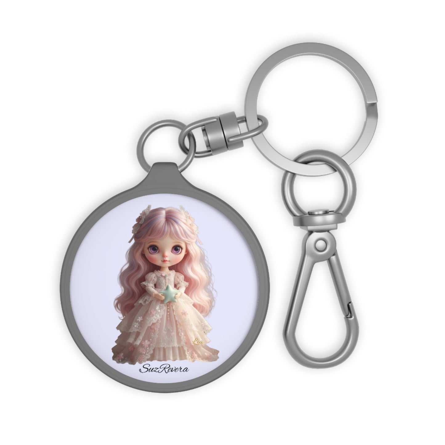 Lia Chibi Doll Keychain | Dream Keeper | Premium Kawaii Acrylic Charm | SuzRevera - SuzRevera