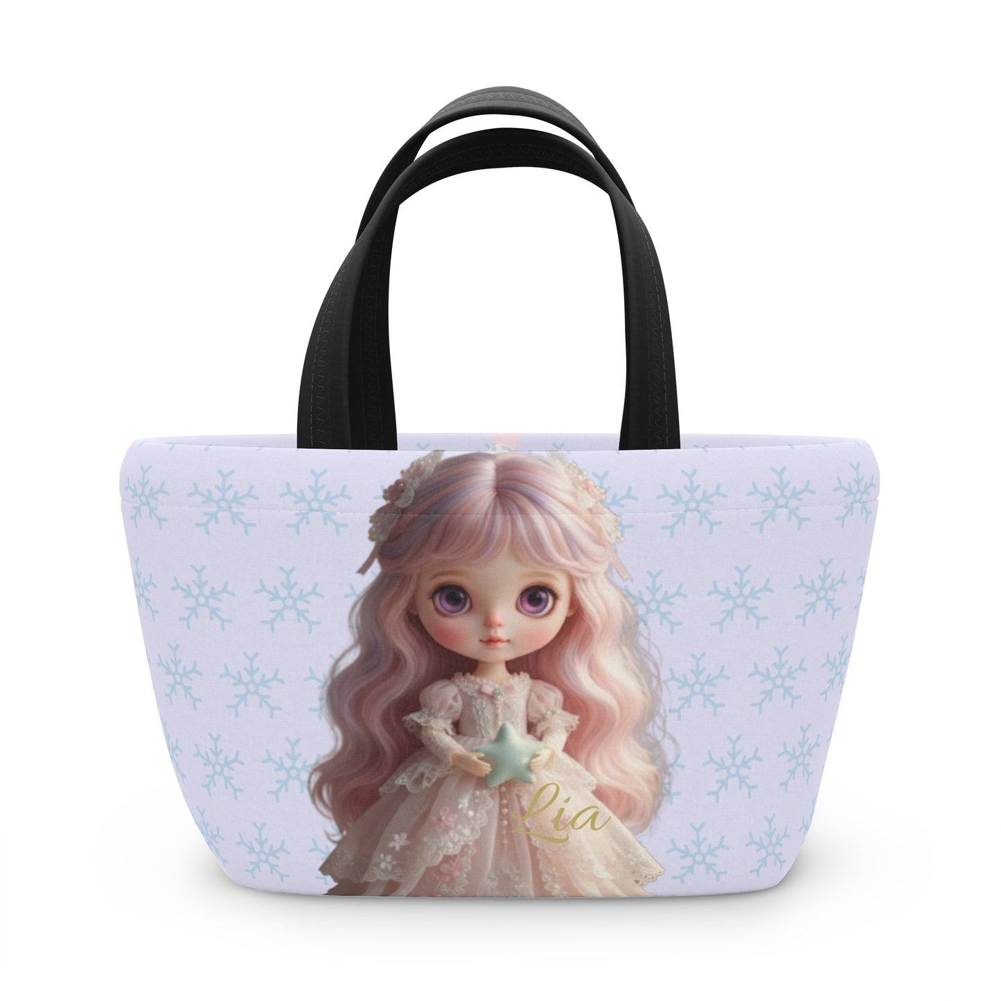 Lia Sweetness Guardian Neoprene Lunch Bag | Premium Insulated Thermal | Kawaii SuzRevera - SuzRevera