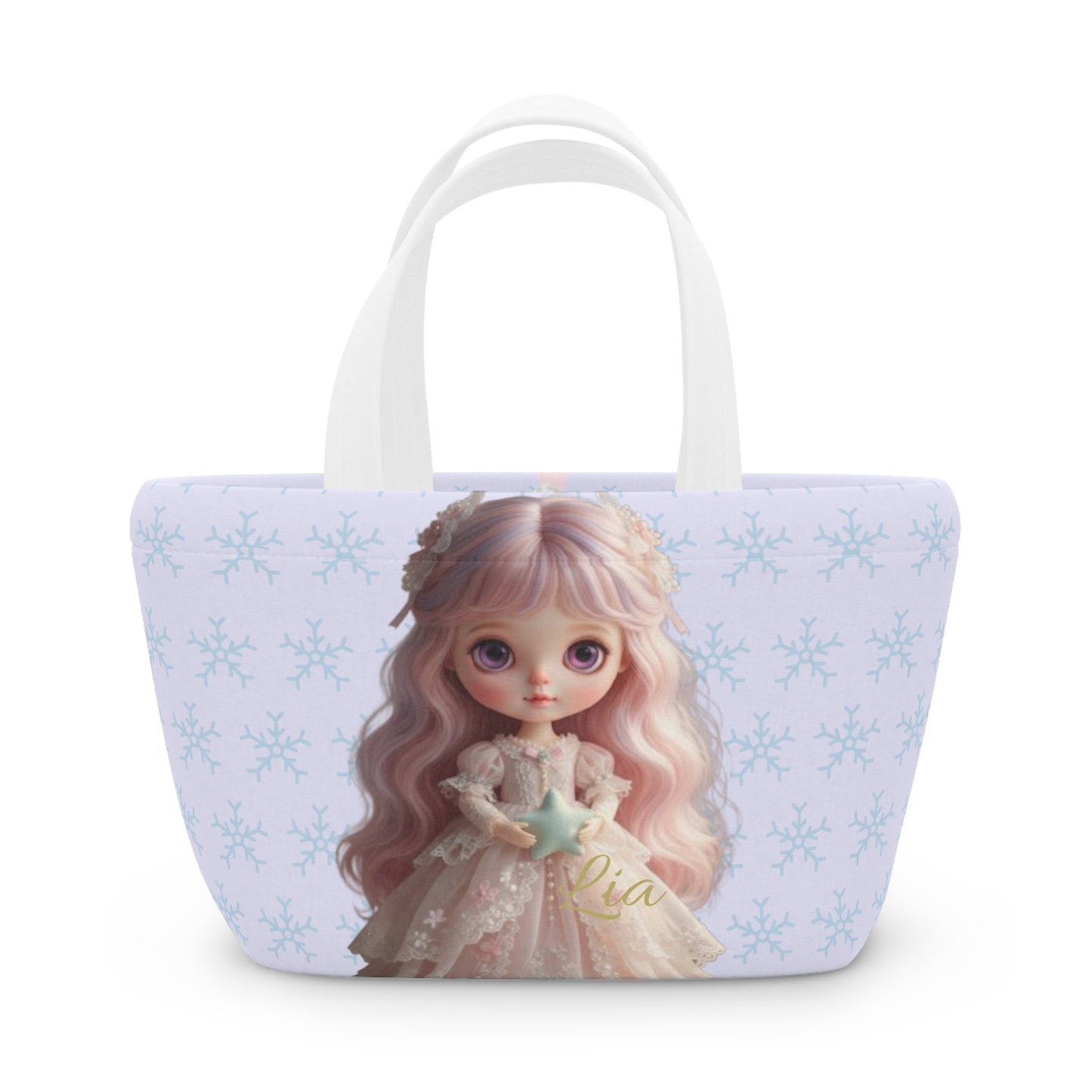 Lia Sweetness Guardian Neoprene Lunch Bag | Premium Insulated Thermal | Kawaii SuzRevera - SuzRevera
