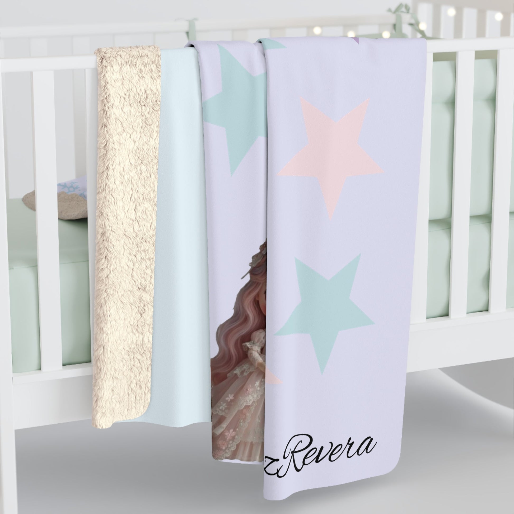 Lia's Secret Garden Cozy Sherpa Fleece Blanket | Soft & Warm Throw Blanket 60"x80" - SuzRevera