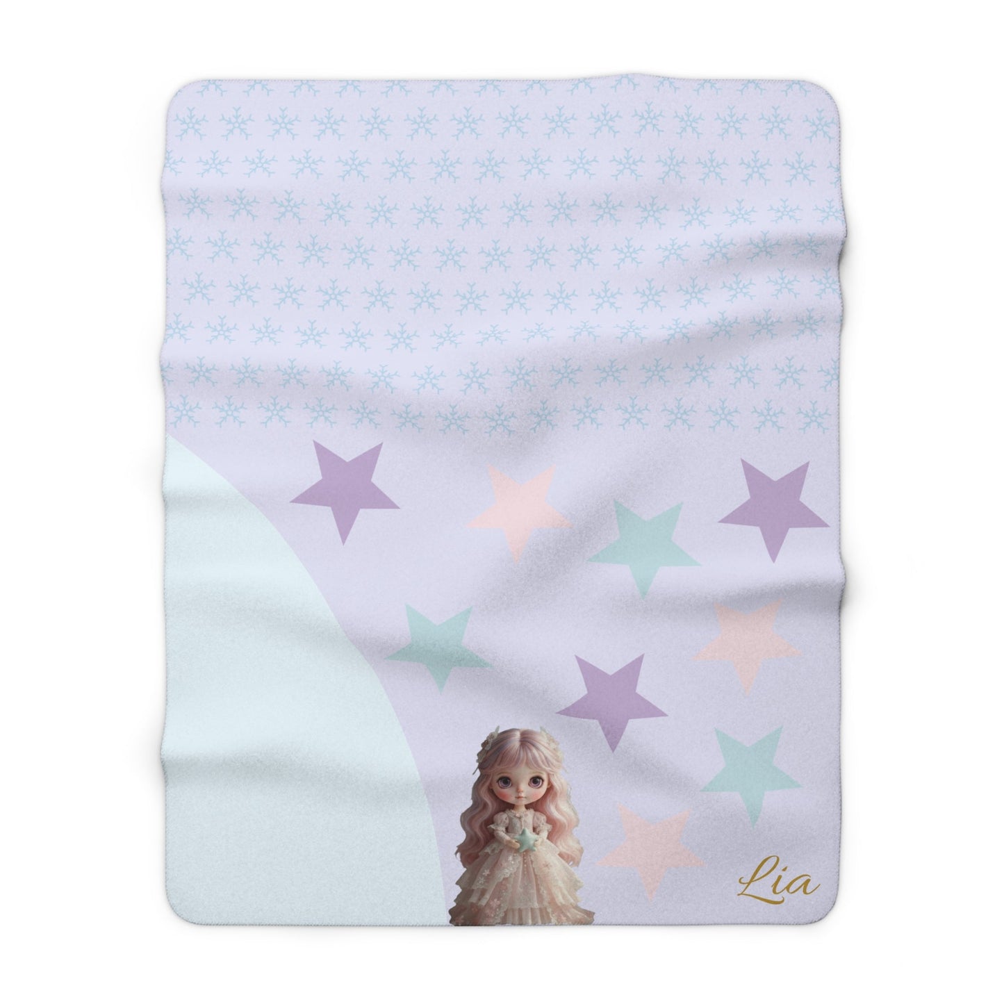 Lia's Secret Garden Cozy Sherpa Fleece Blanket | Soft & Warm Throw Blanket 60"x80" - SuzRevera