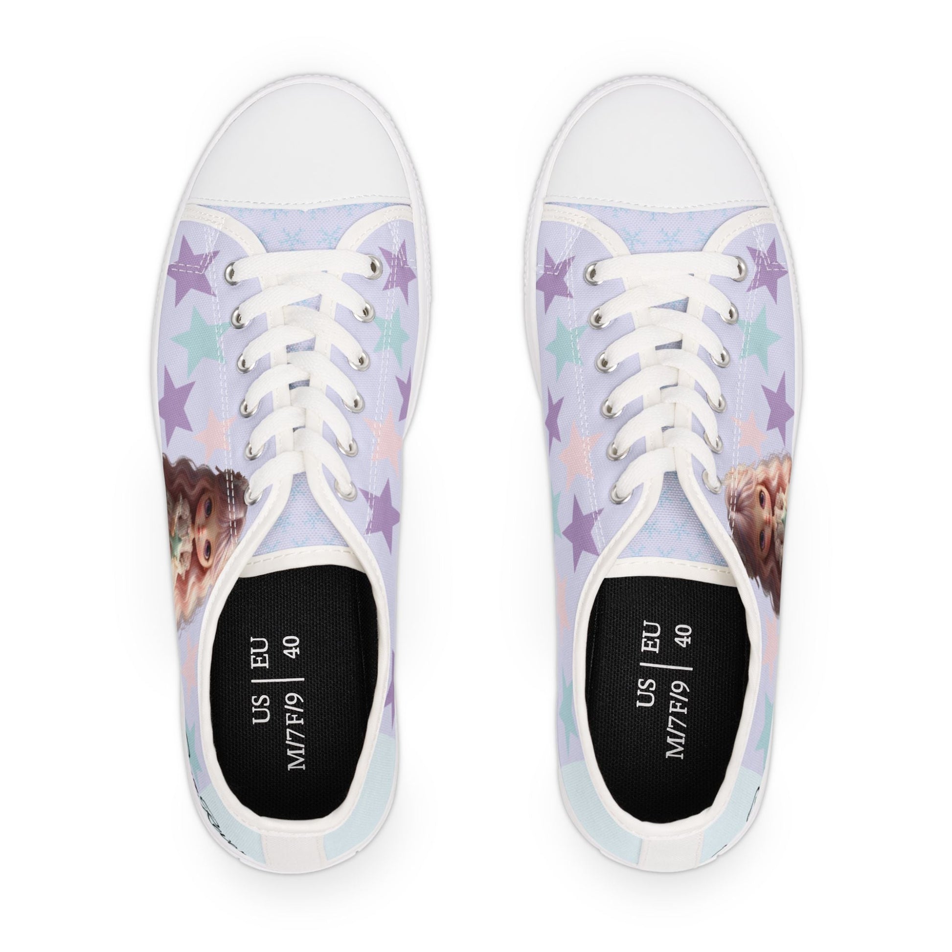 Lia's Secret Garden Low - Top Sneakers | Custom Canvas Comfort Shoes - SuzRevera