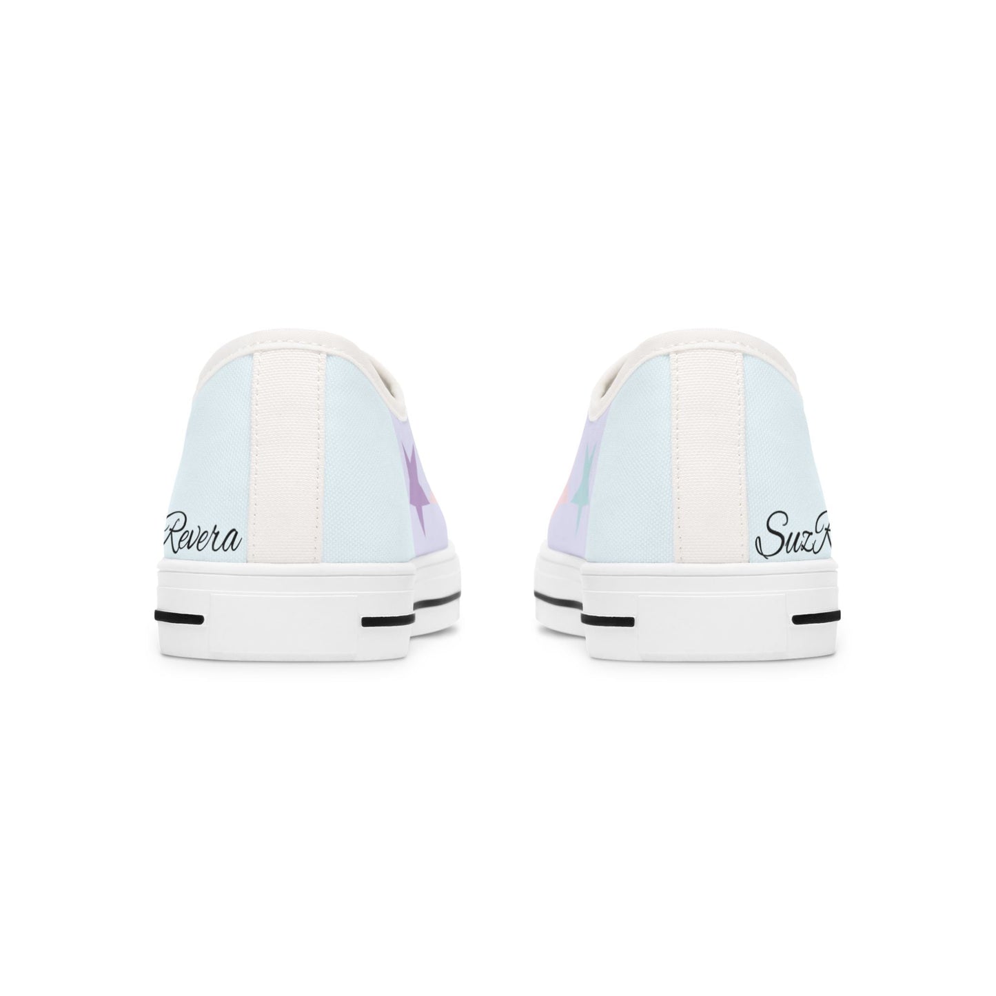 Lia's Secret Garden Low - Top Sneakers | Custom Canvas Comfort Shoes - SuzRevera