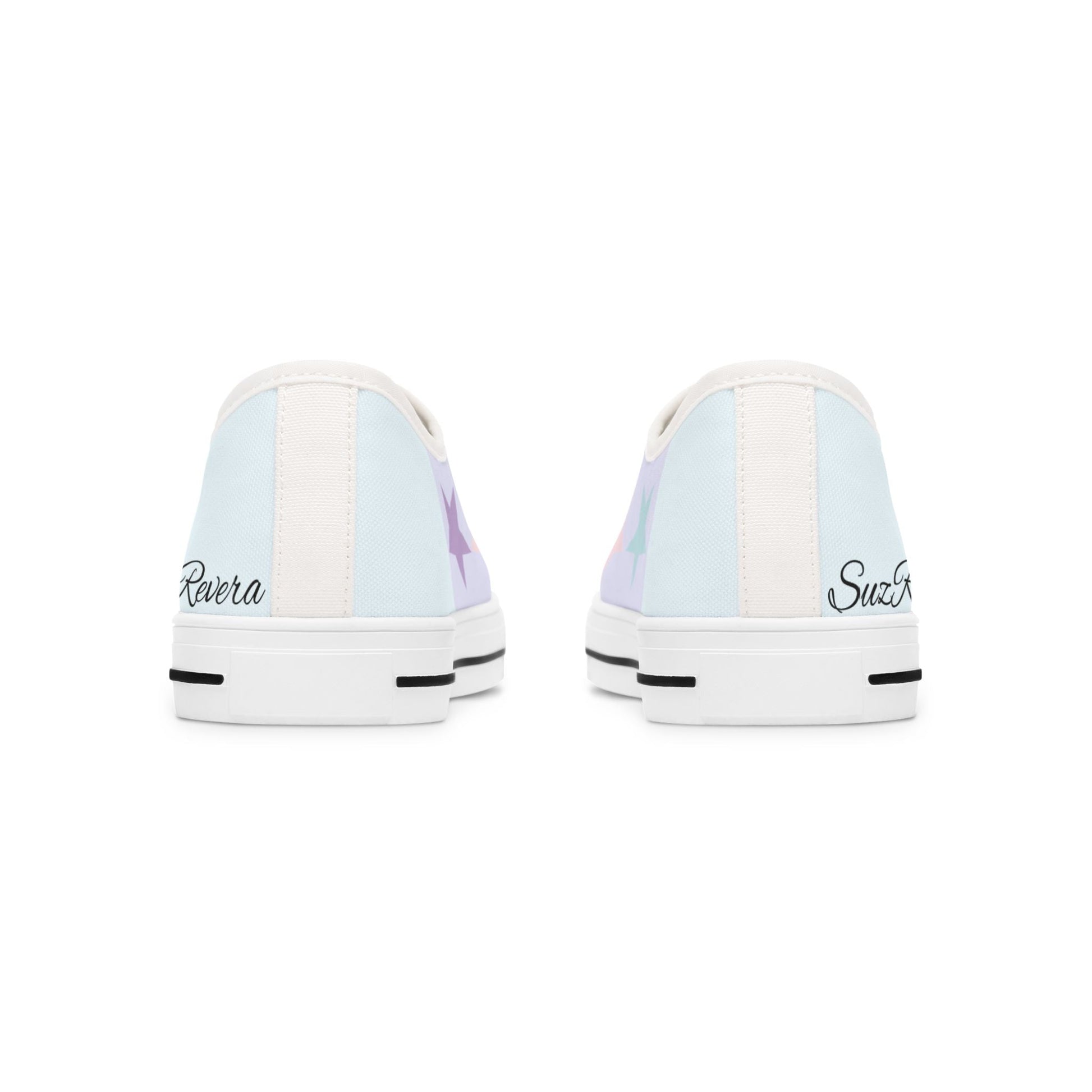 Lia's Secret Garden Low - Top Sneakers | Custom Canvas Comfort Shoes - SuzRevera