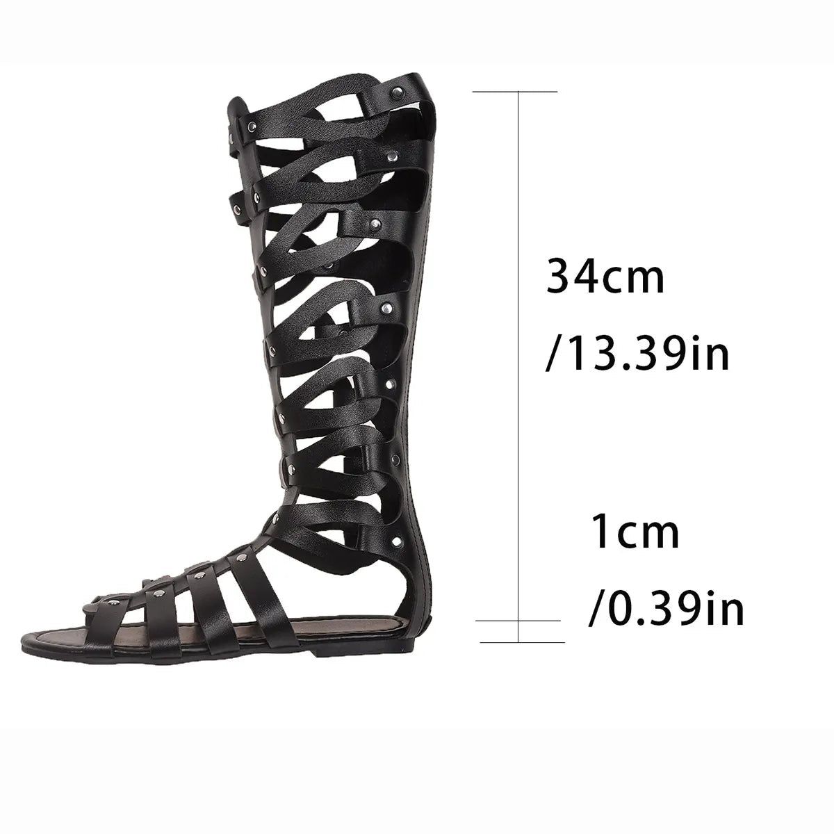 Open Toe Lace - Up Sandals - SuzRevera