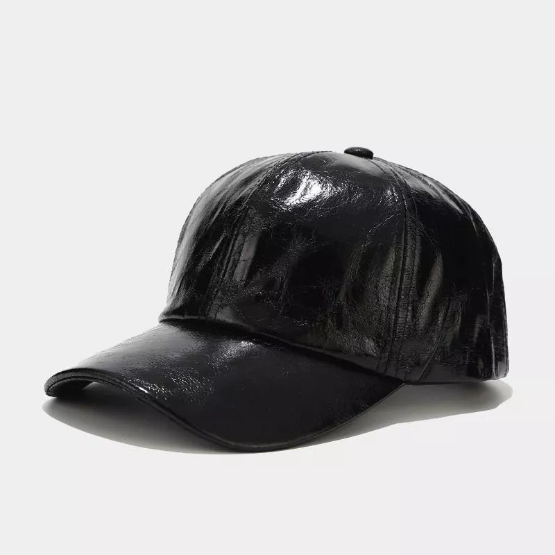 PU Leather Baseball Cap - SuzRevera