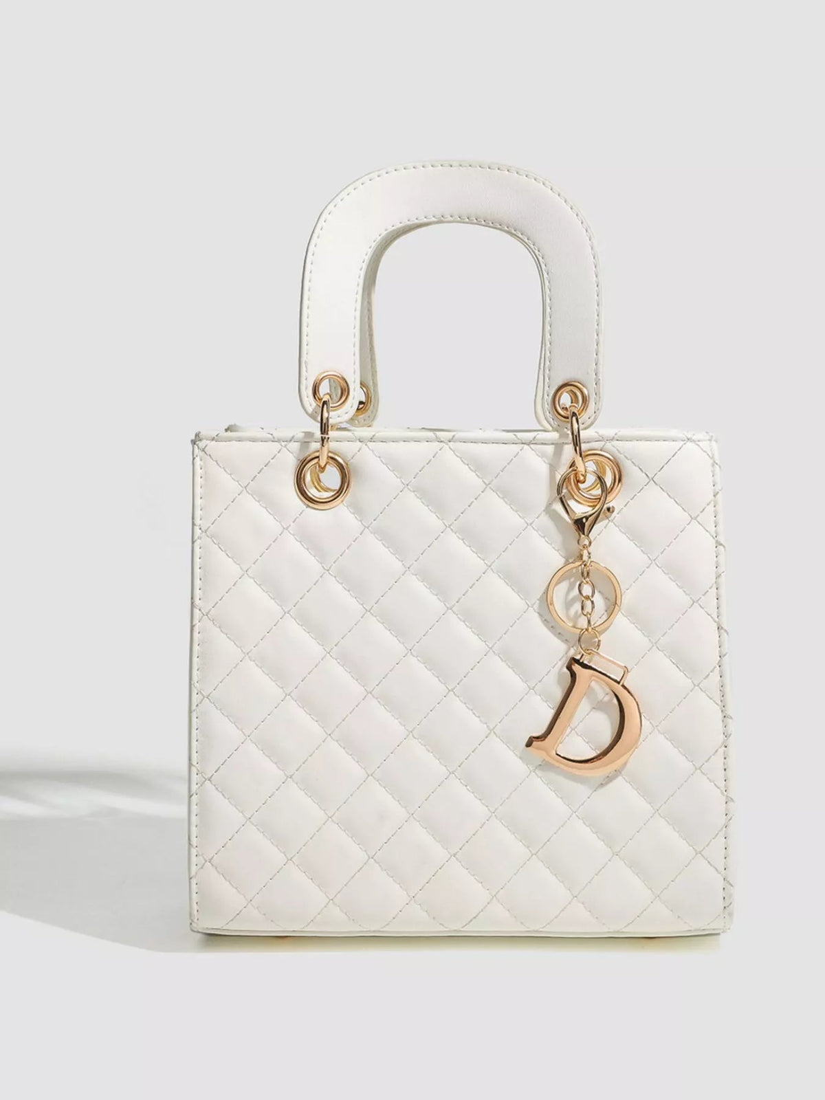 Quilted Top Handle Handbag - SuzRevera