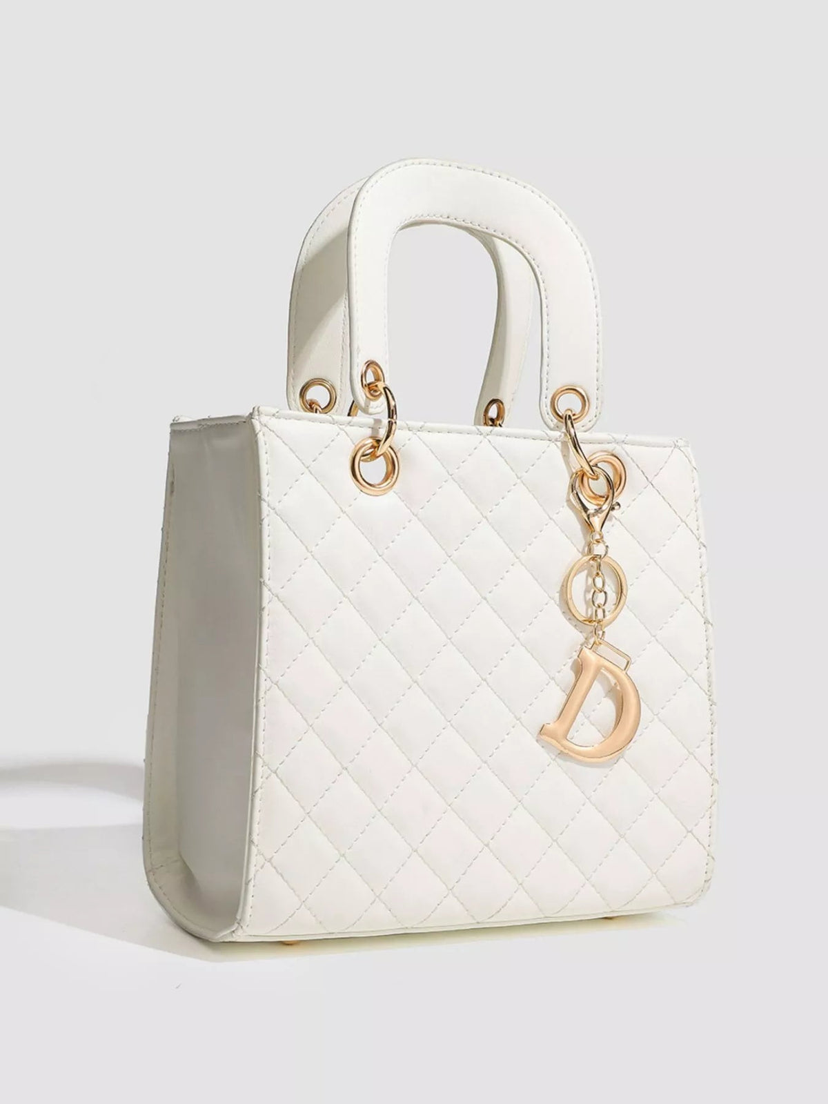 Quilted Top Handle Handbag - SuzRevera