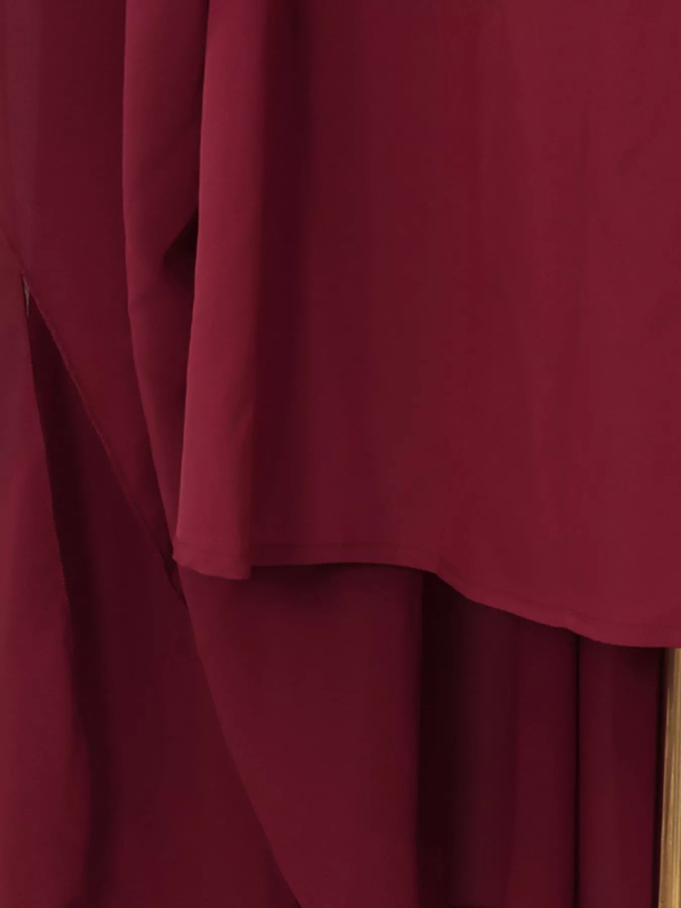 Ruched Halter Neck Cape Maxi Dress - SuzRevera