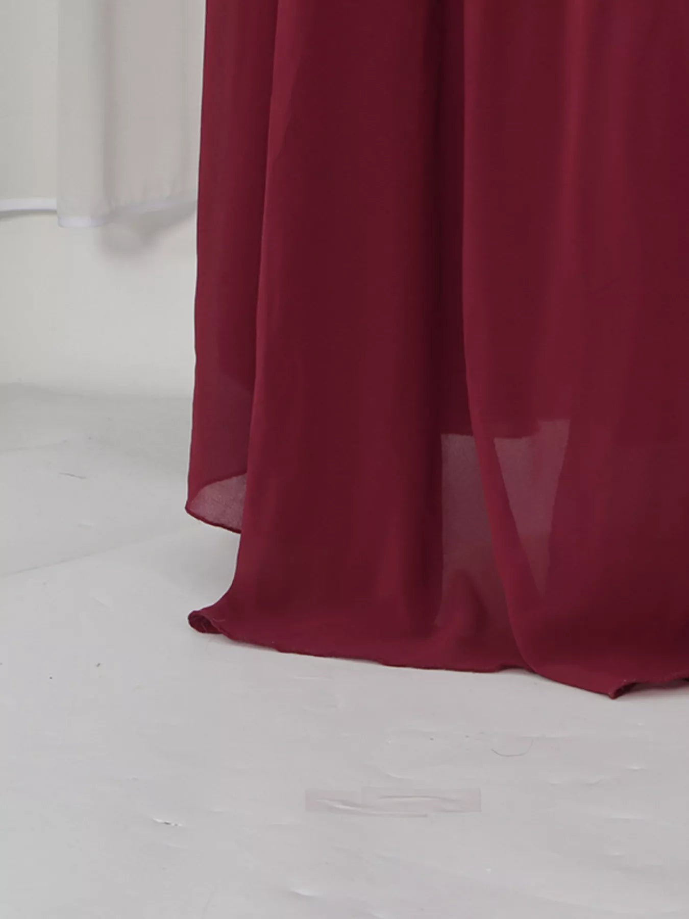 Ruched Halter Neck Cape Maxi Dress - SuzRevera