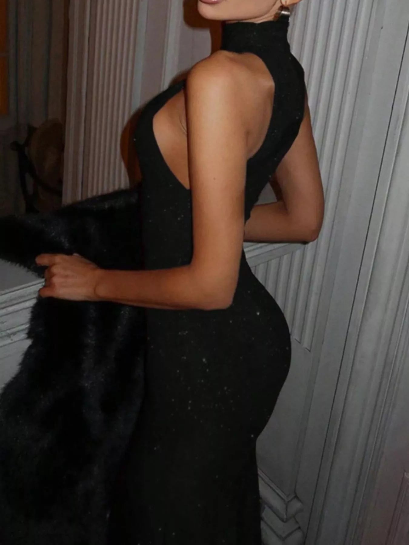 Sequin Sleeveless Maxi Dress - SuzRevera