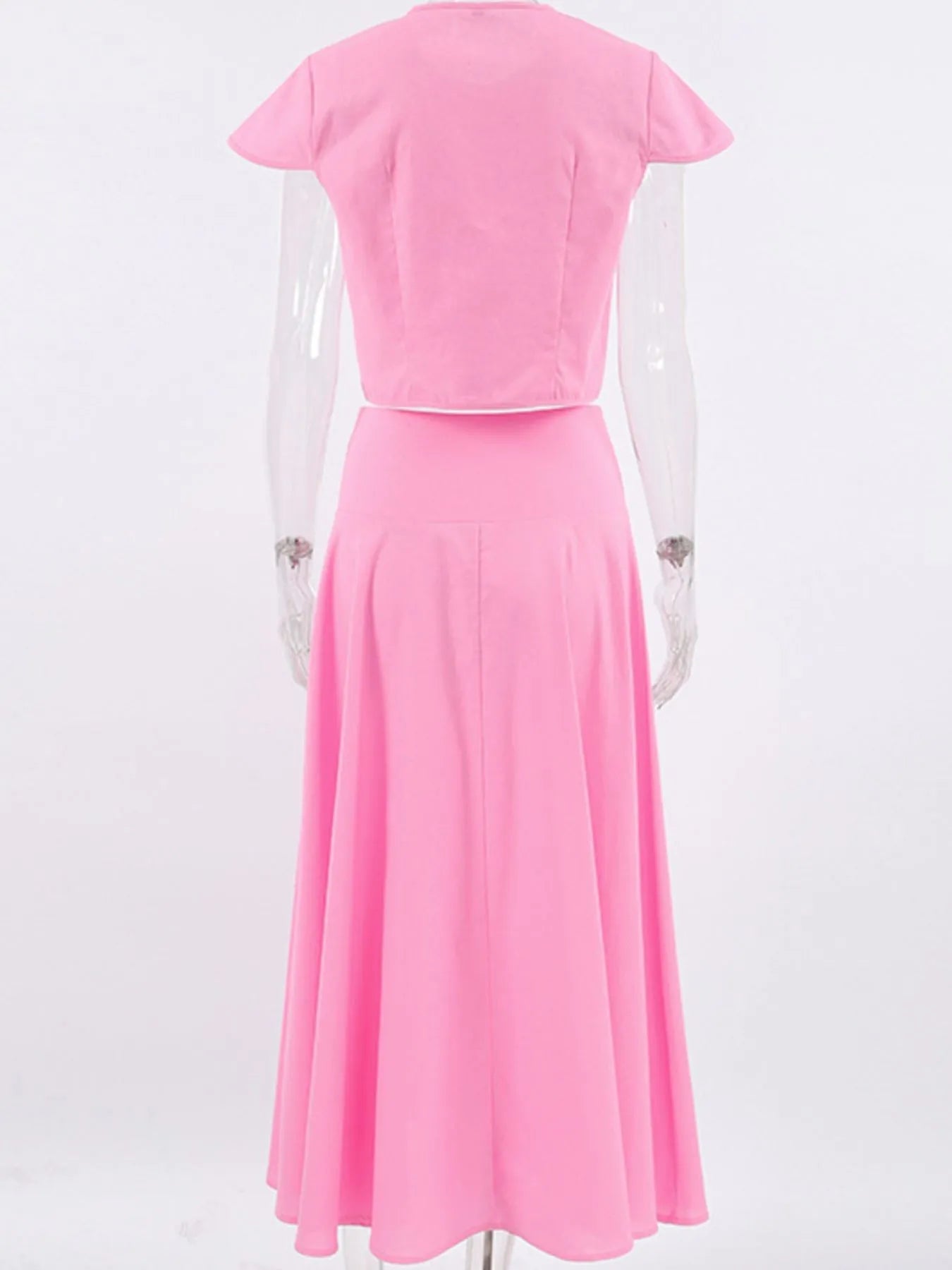 Short Sleeve Top and Skirt set - SuzRevera