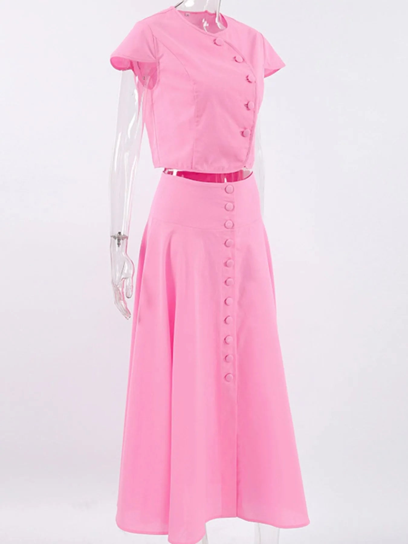Short Sleeve Top and Skirt set - SuzRevera