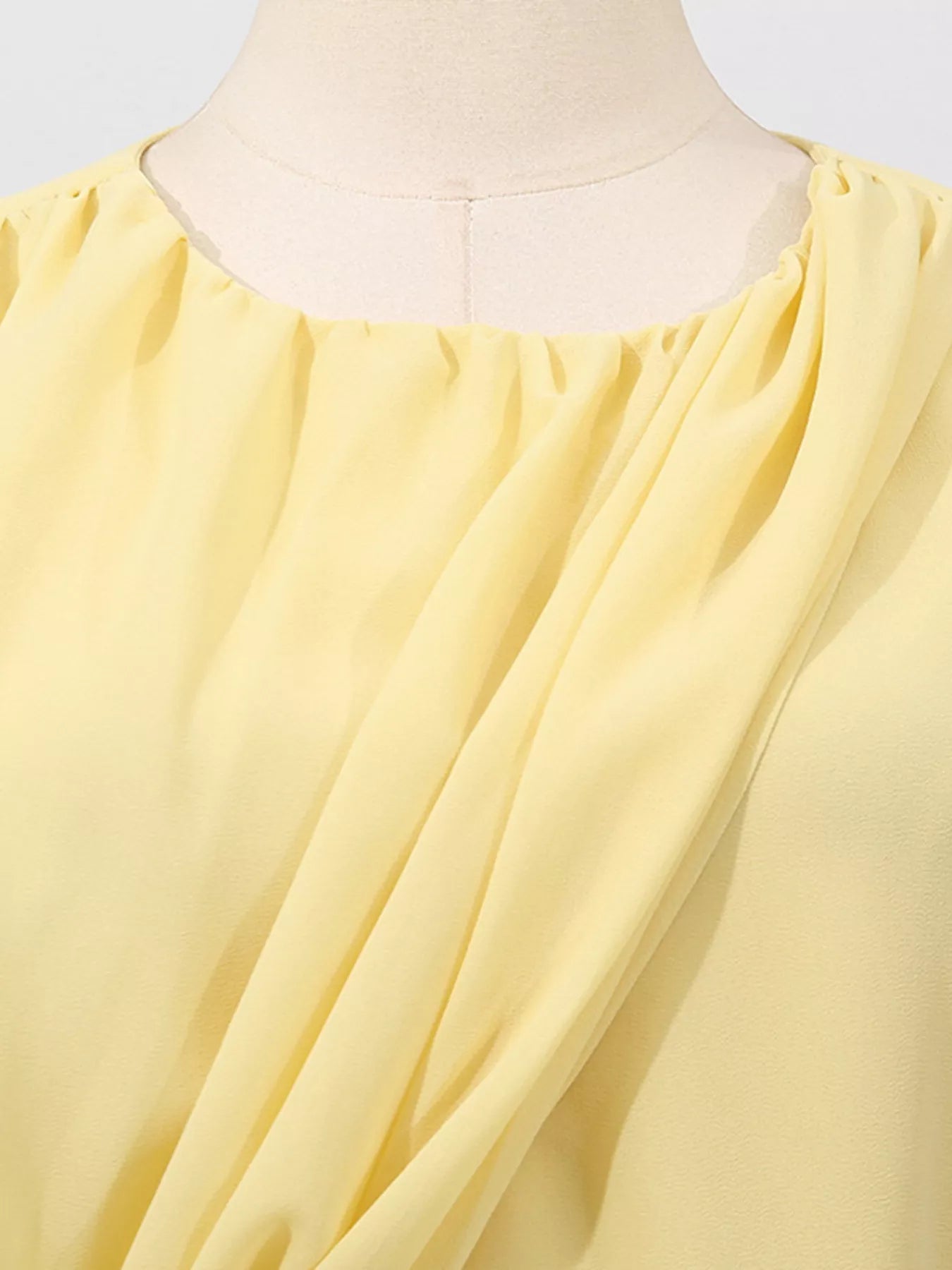 Sleeveless Ruched High-Slit Maxi Dress - SuzRevera