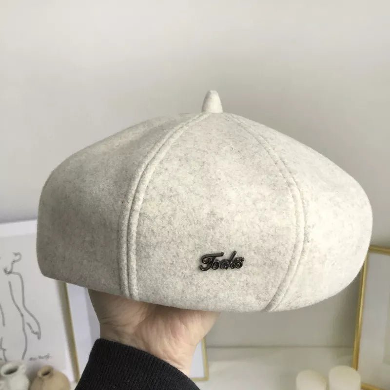 Solid Color Beret Hat - SuzRevera