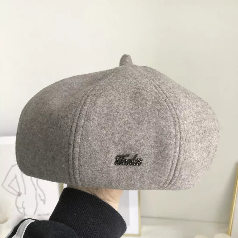 Solid Color Beret Hat - SuzRevera