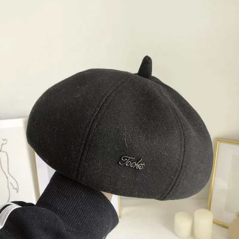 Solid Color Beret Hat - SuzRevera