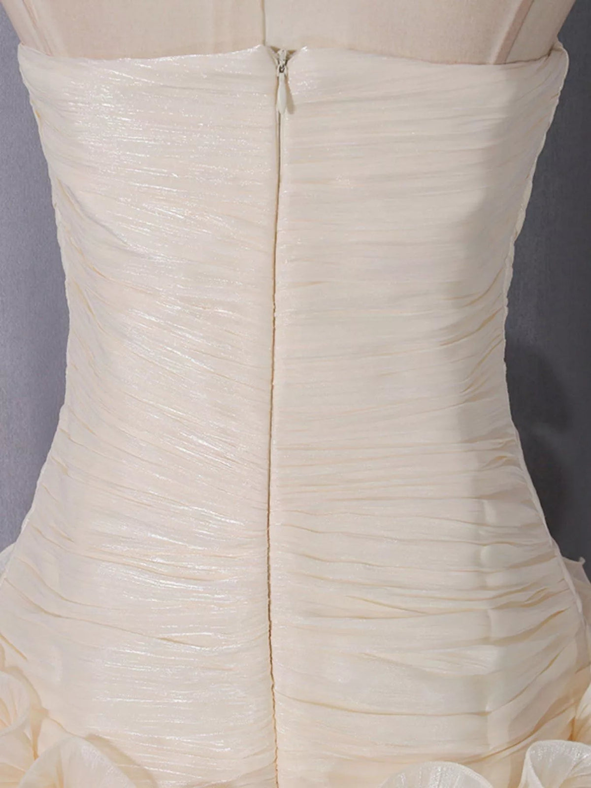 Strapless Ruffle Ruched Mini Dress - SuzRevera
