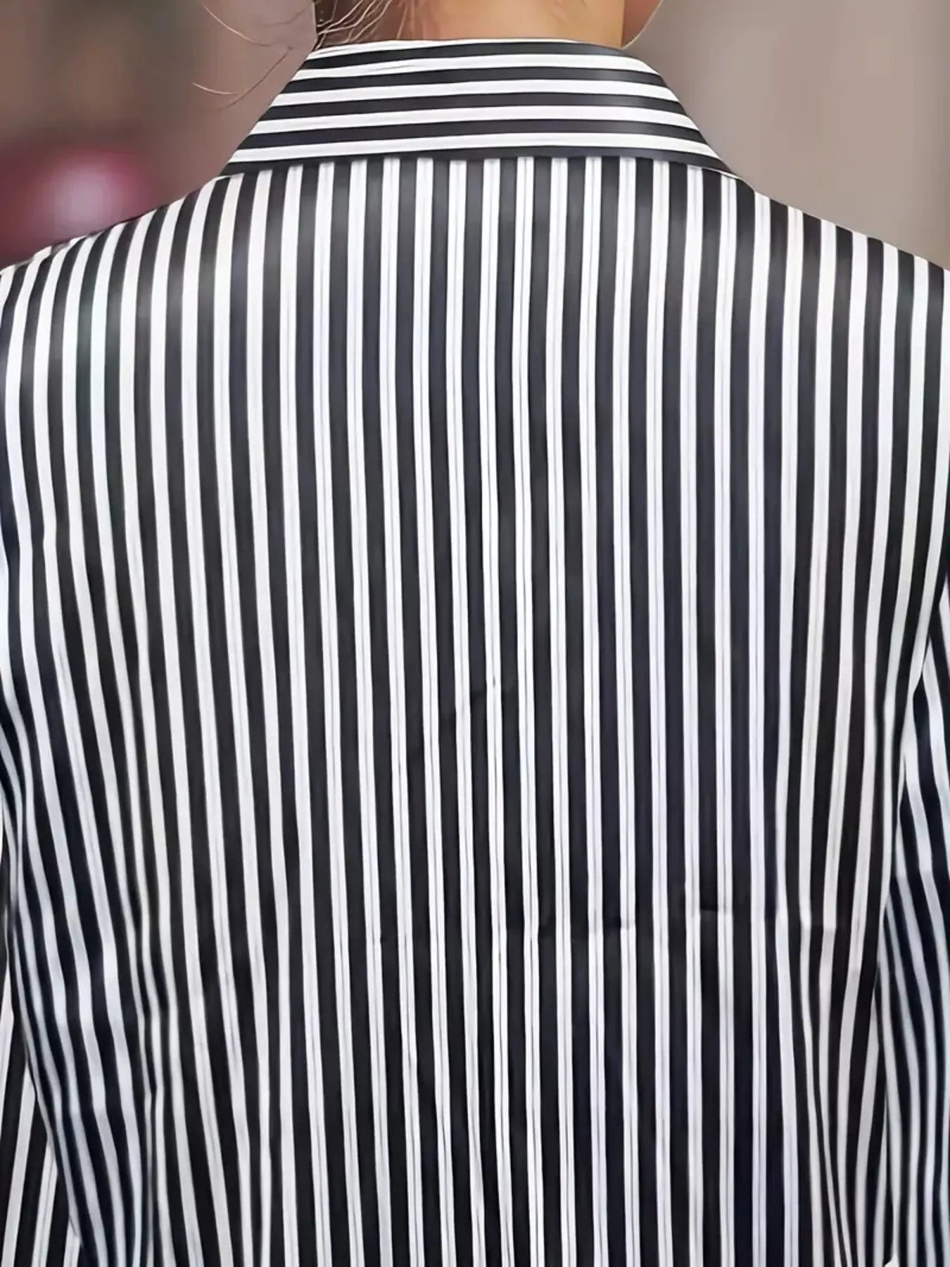 Striped Long Sleeve Shirt - SuzRevera