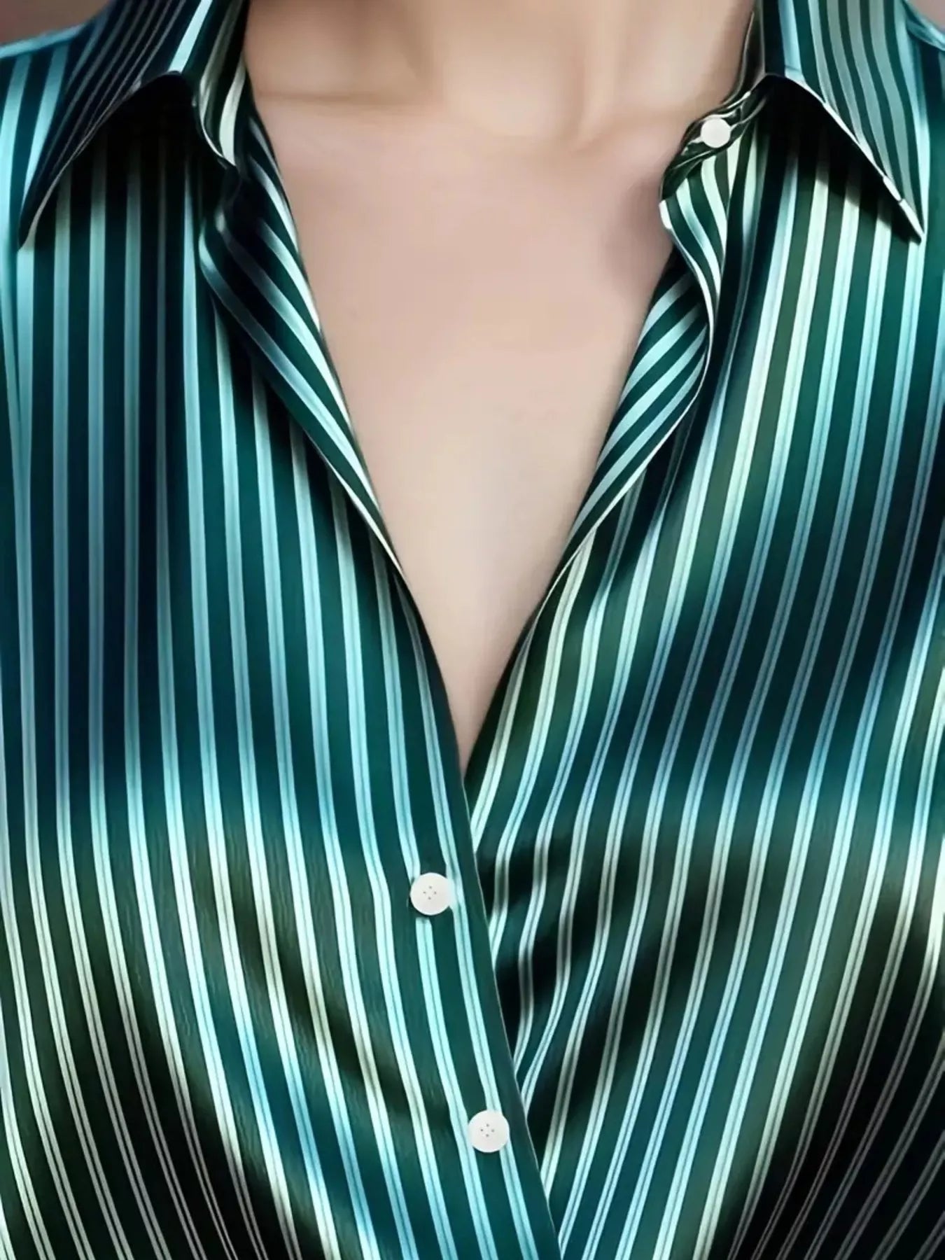 Striped Long Sleeve Shirt - SuzRevera