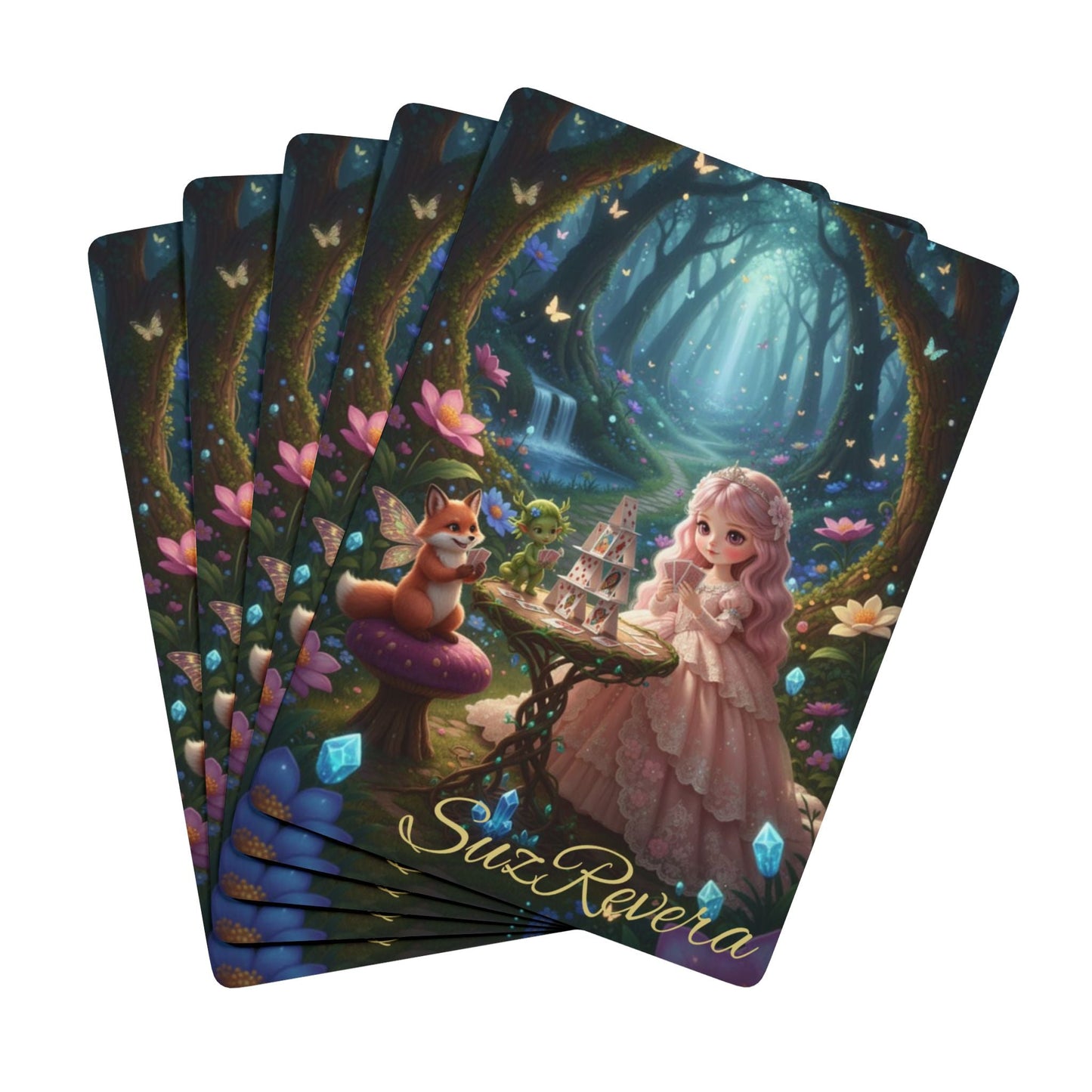 The Secret Garden Playing Cards: Luxury Poker Deck 🃏✨ - SuzRevera