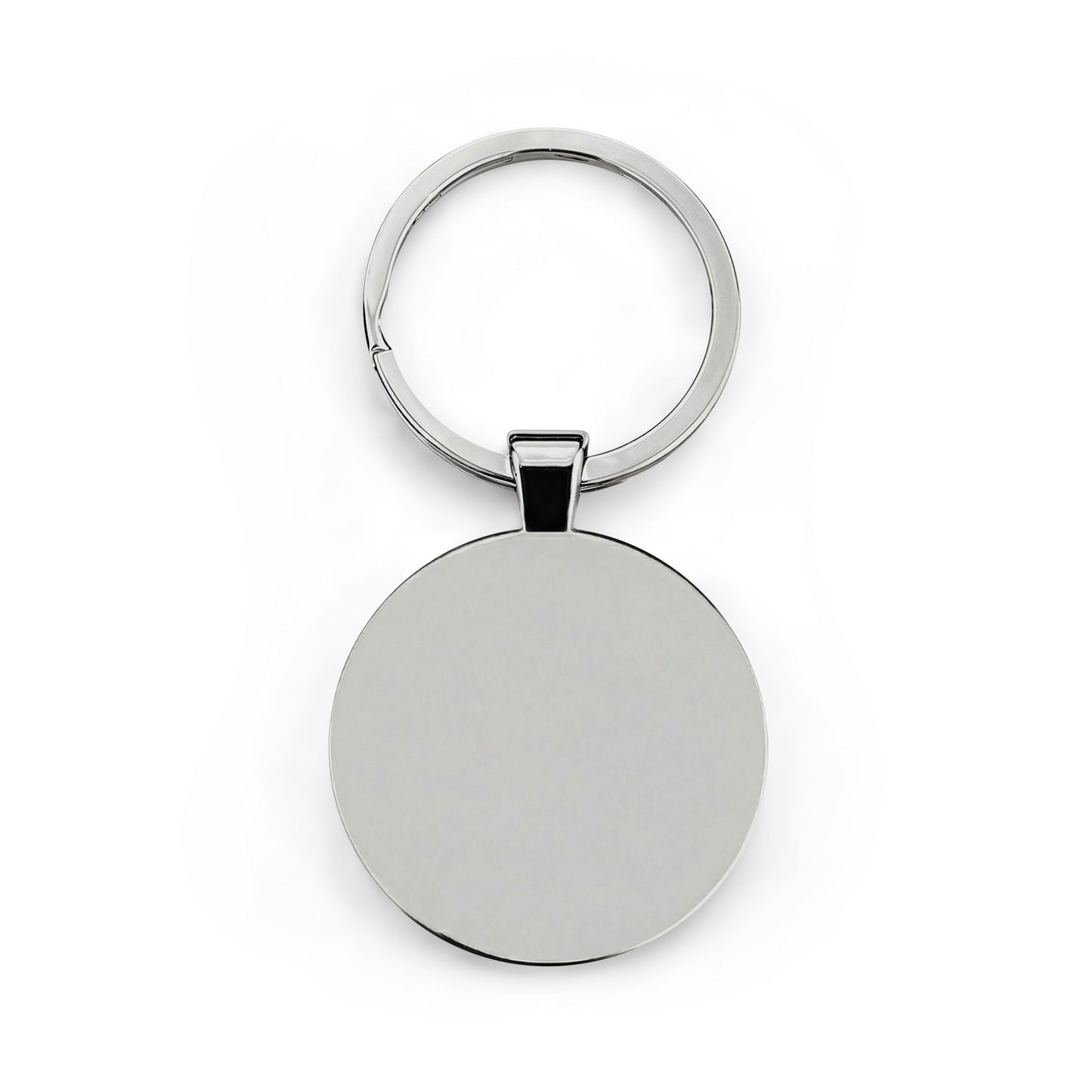Theo Guidance – Round Stainless Steel Keychain - SuzRevera